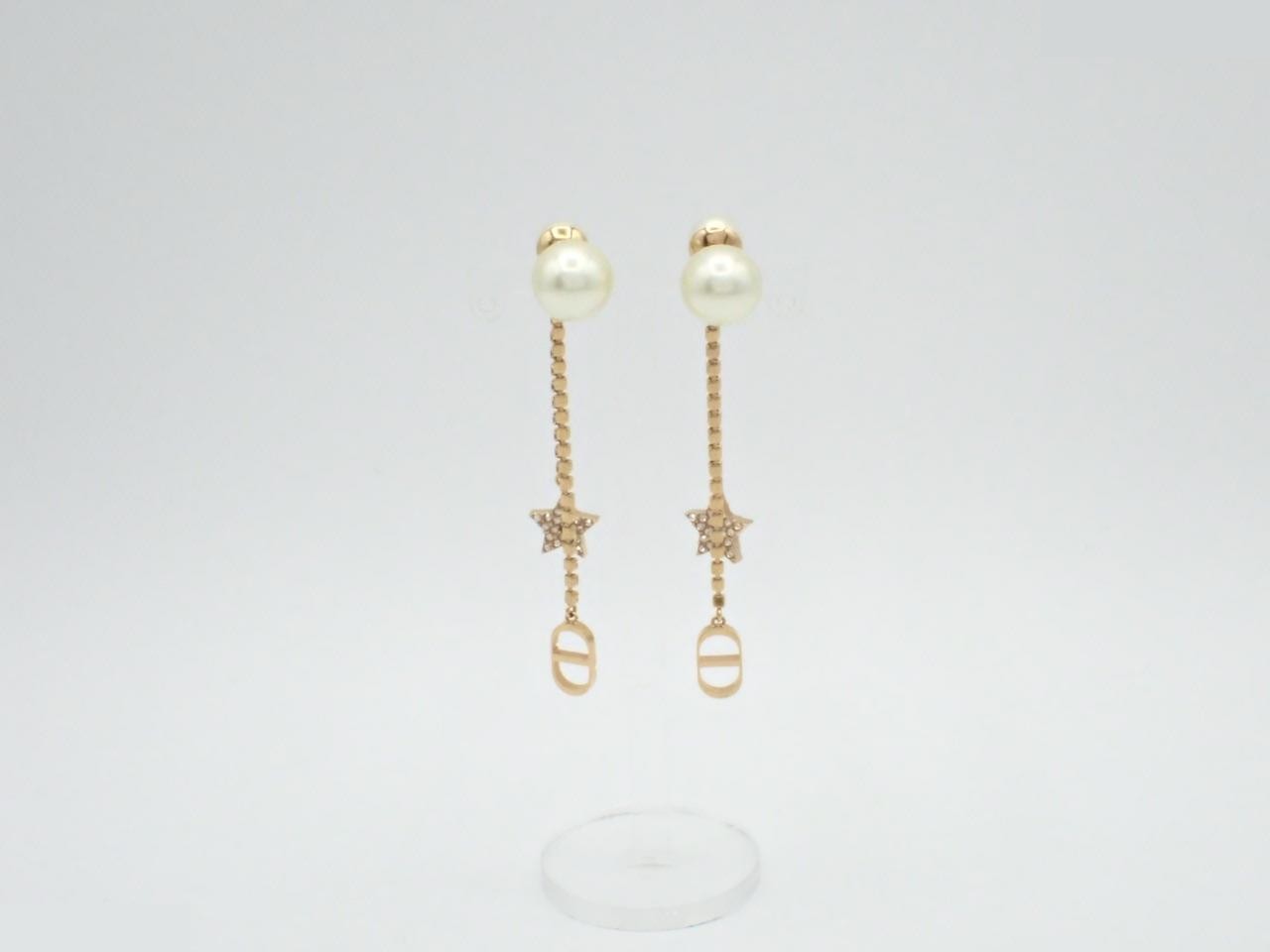 Pearl Star Precious Metal Earrings — view 2