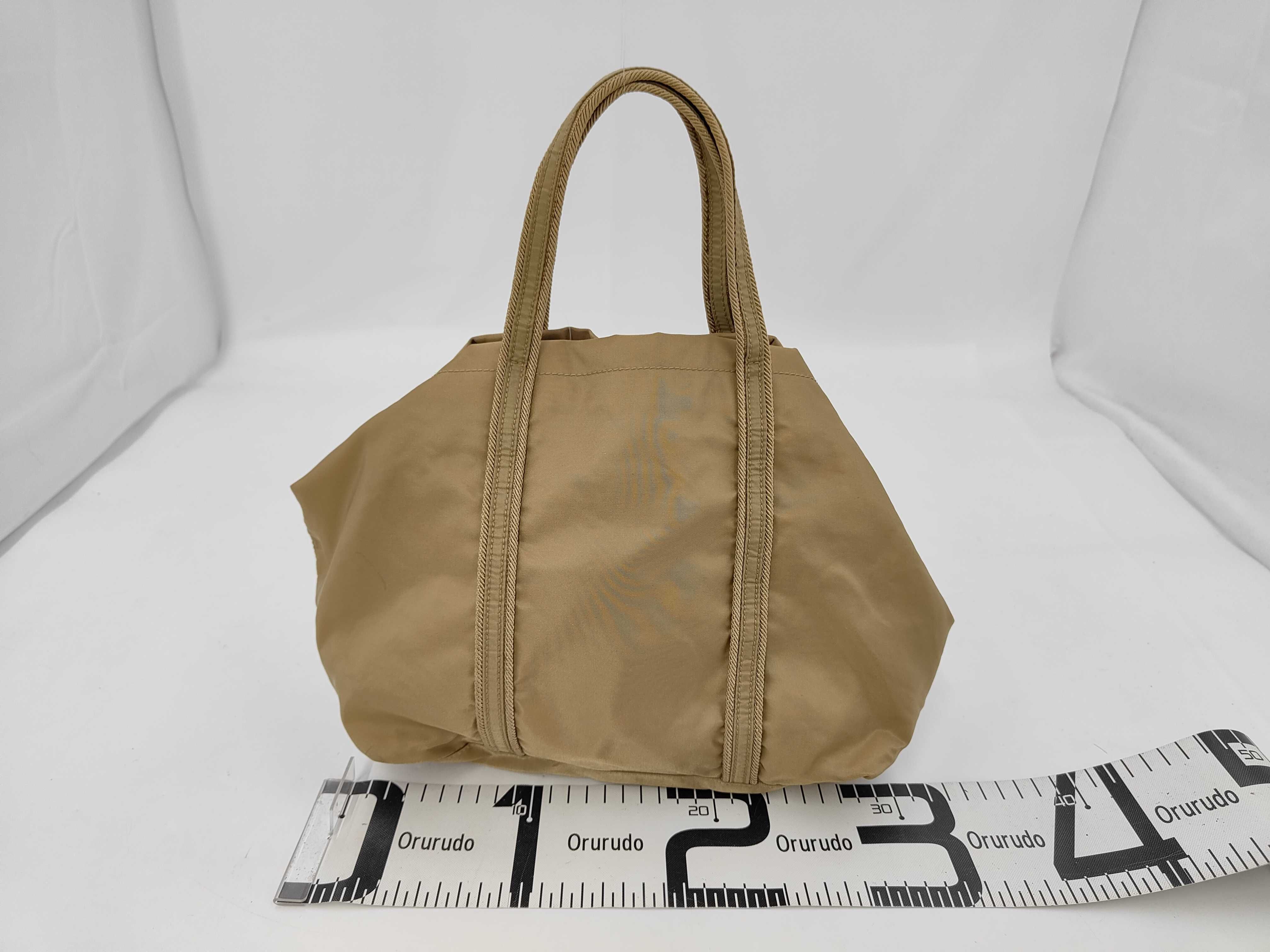 Nylon Jacquard Logo Mini Tote Handbag — view 2