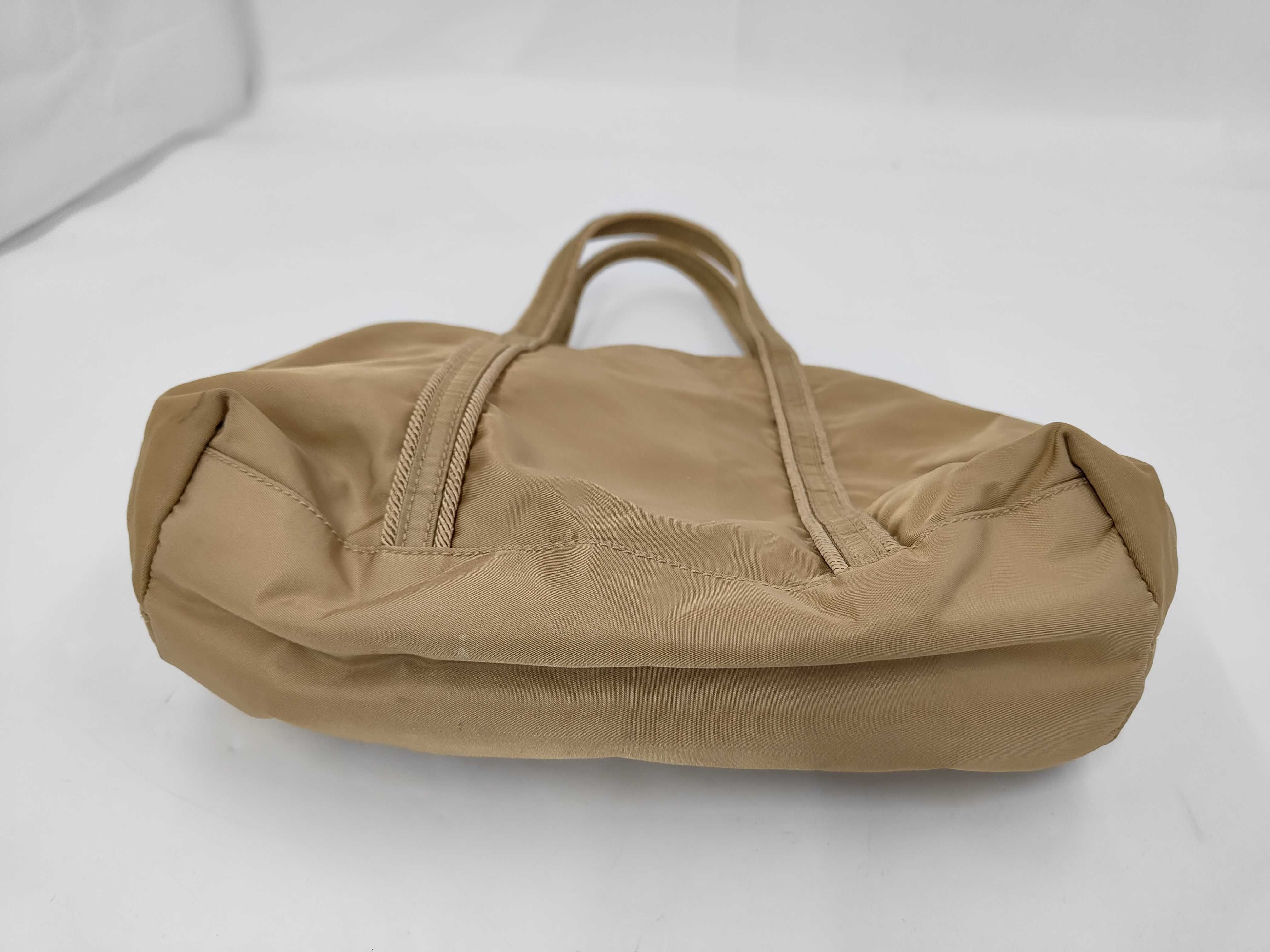 Nylon Jacquard Logo Mini Tote Handbag — view 3