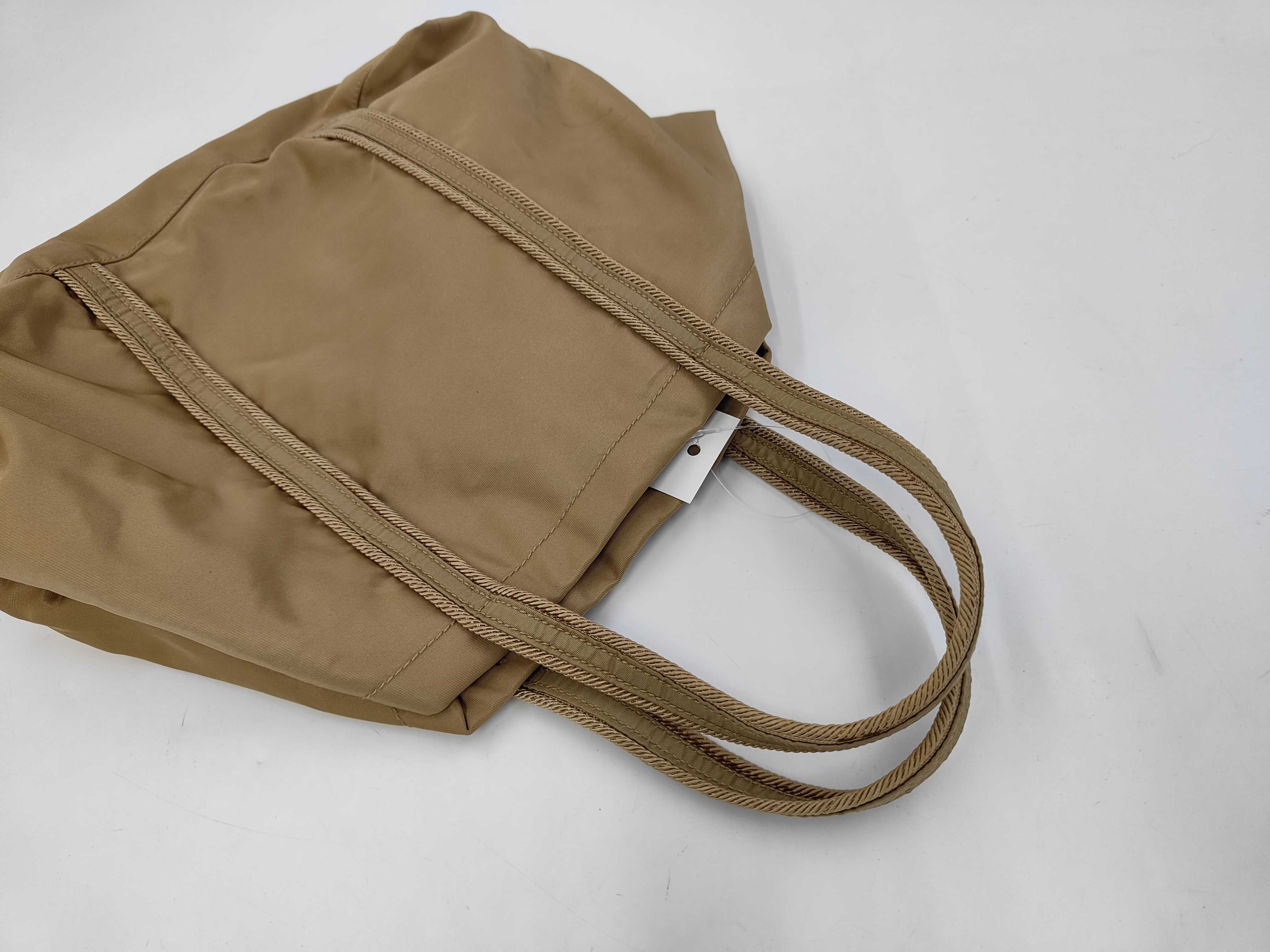 Nylon Jacquard Logo Mini Tote Handbag — view 5