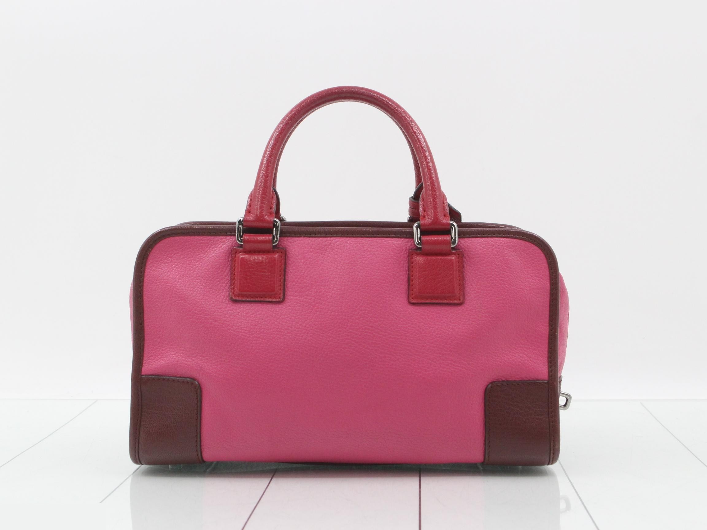 Amazona 28 Handbag, Leather, Pink, Size 160 — view 2