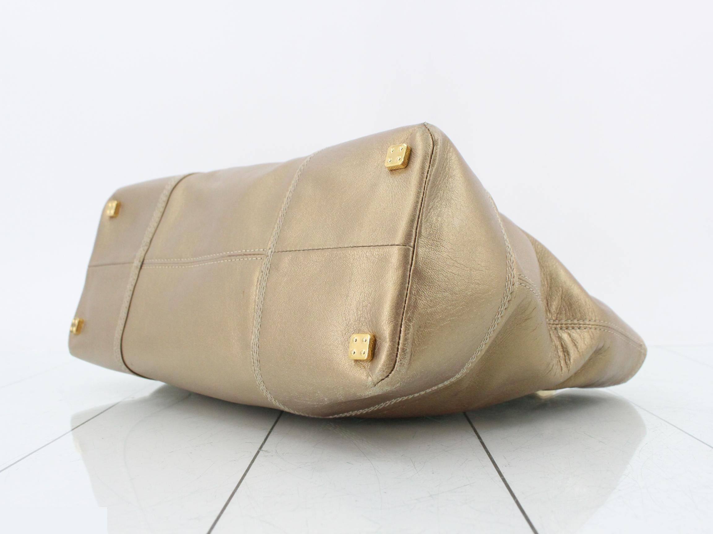 Anagram Nappa Handbag with Clochette — view 6