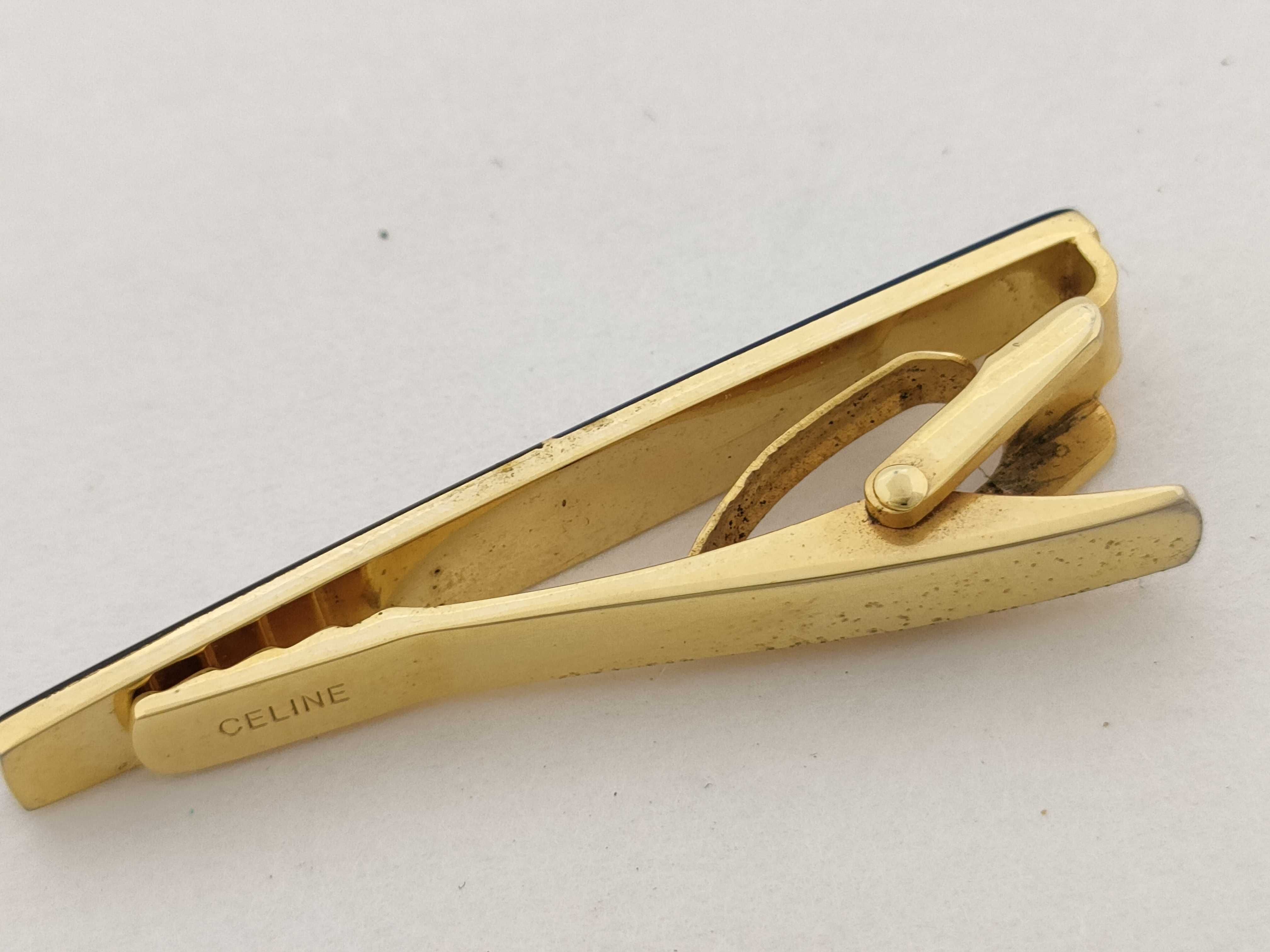 tie clip, two-tone, with box. (Includes tie clip and cufflinks.) — view 4