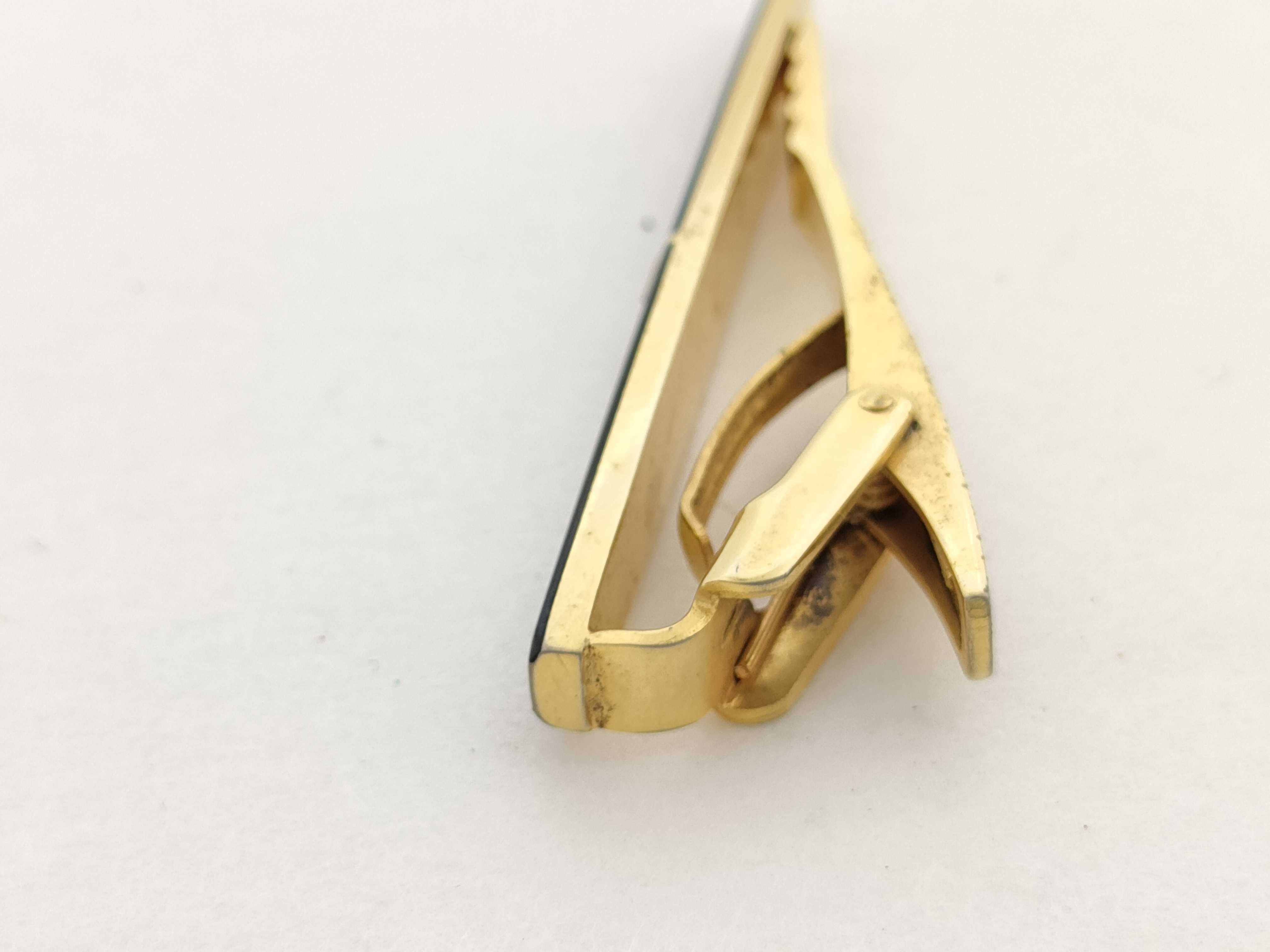 tie clip, two-tone, with box. (Includes tie clip and cufflinks.) — view 6