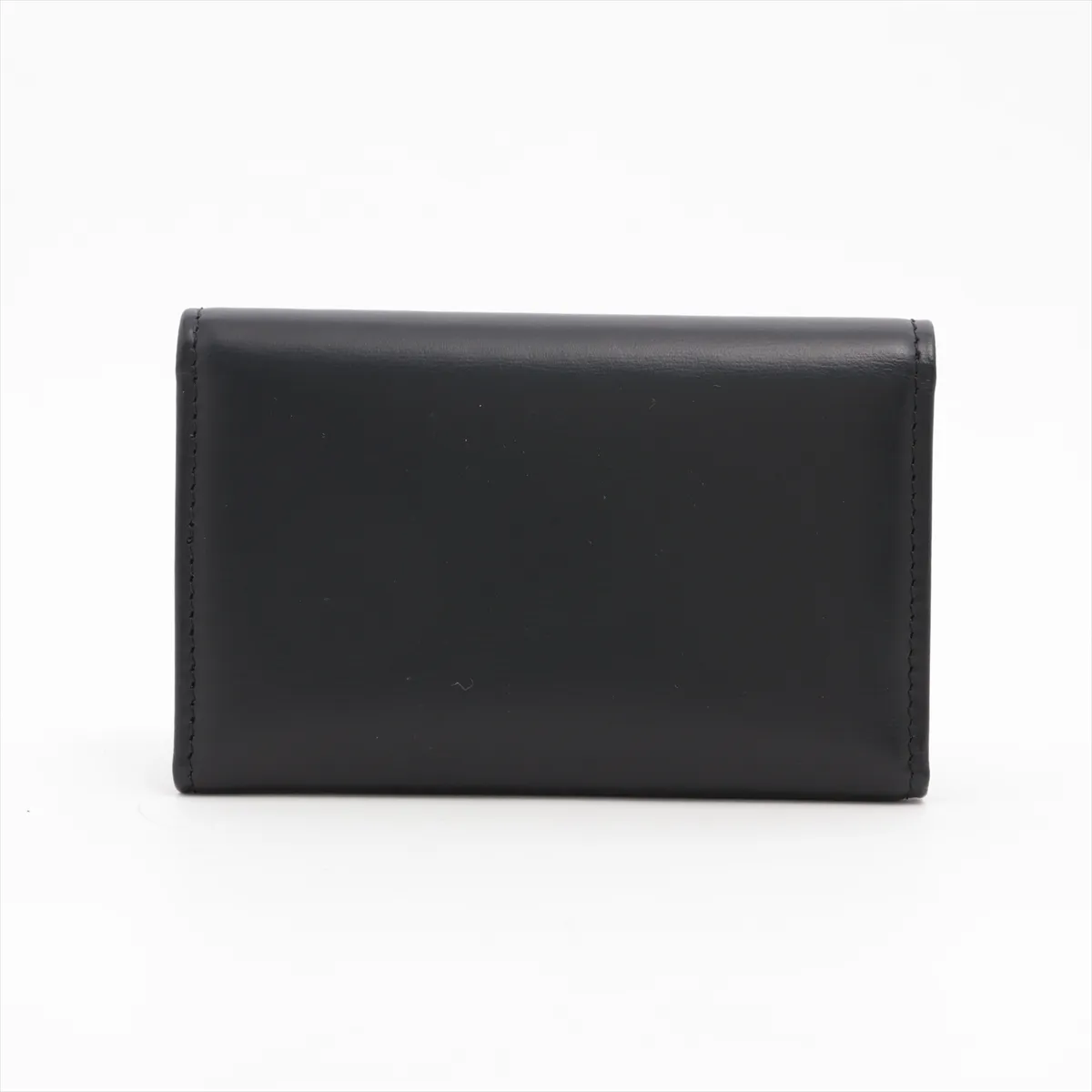 Pasha Leather Key Case, Black — view 2
