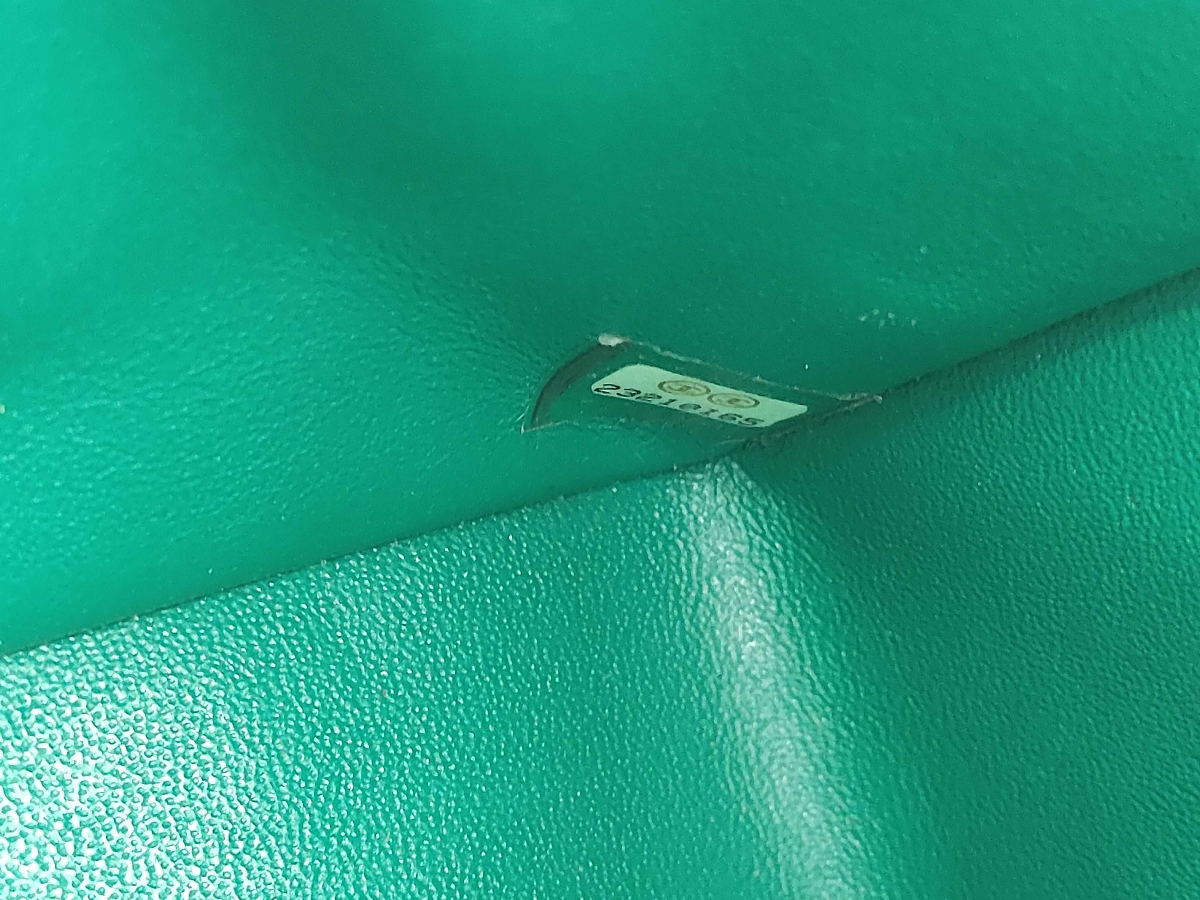 Mini Matelassé Chain Shoulder Bag, Lambskin, Green, Silver Hardware. — view 11