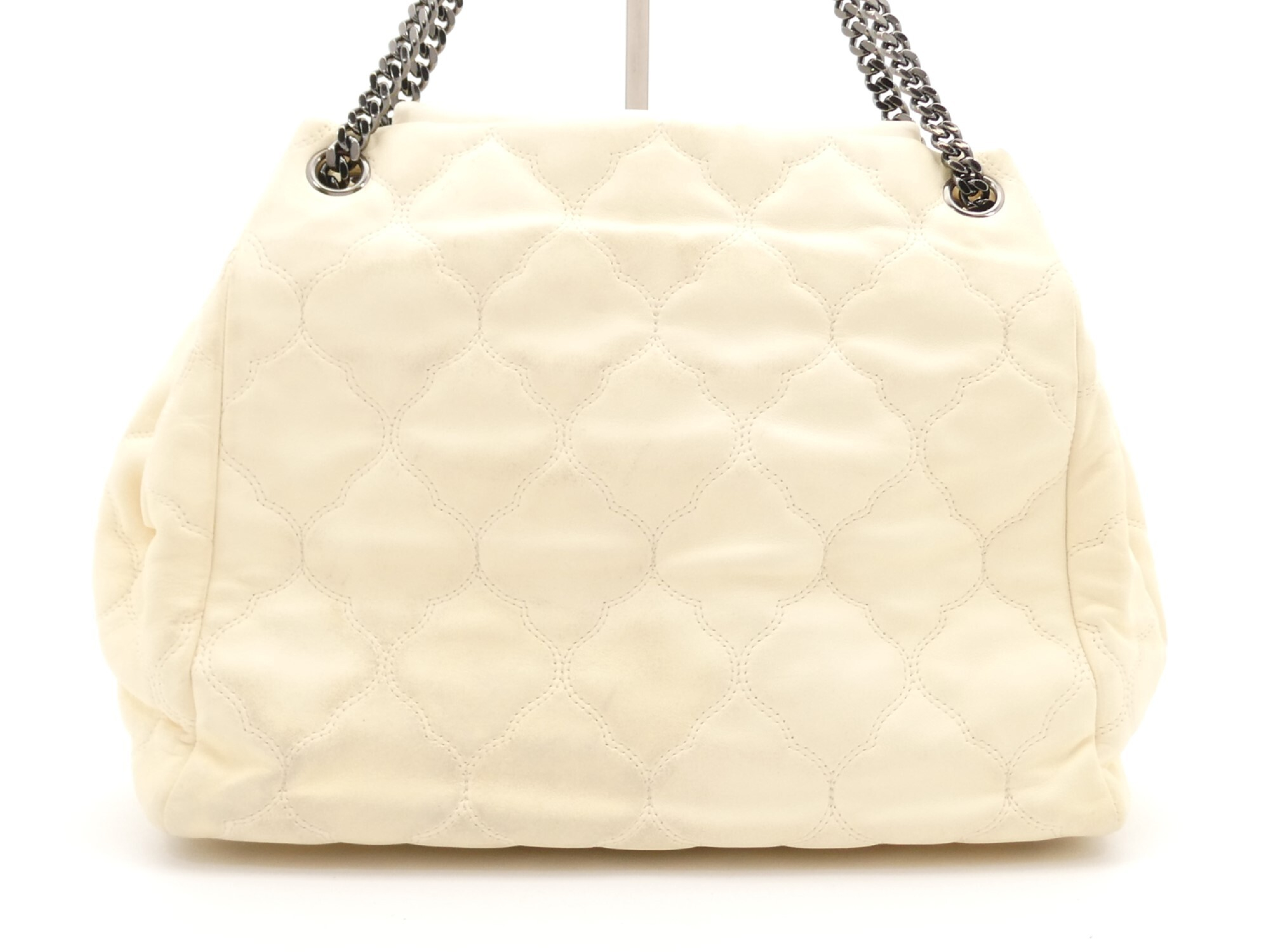 Coco Mark Quilted Leather Chain Tote Bag — view 2