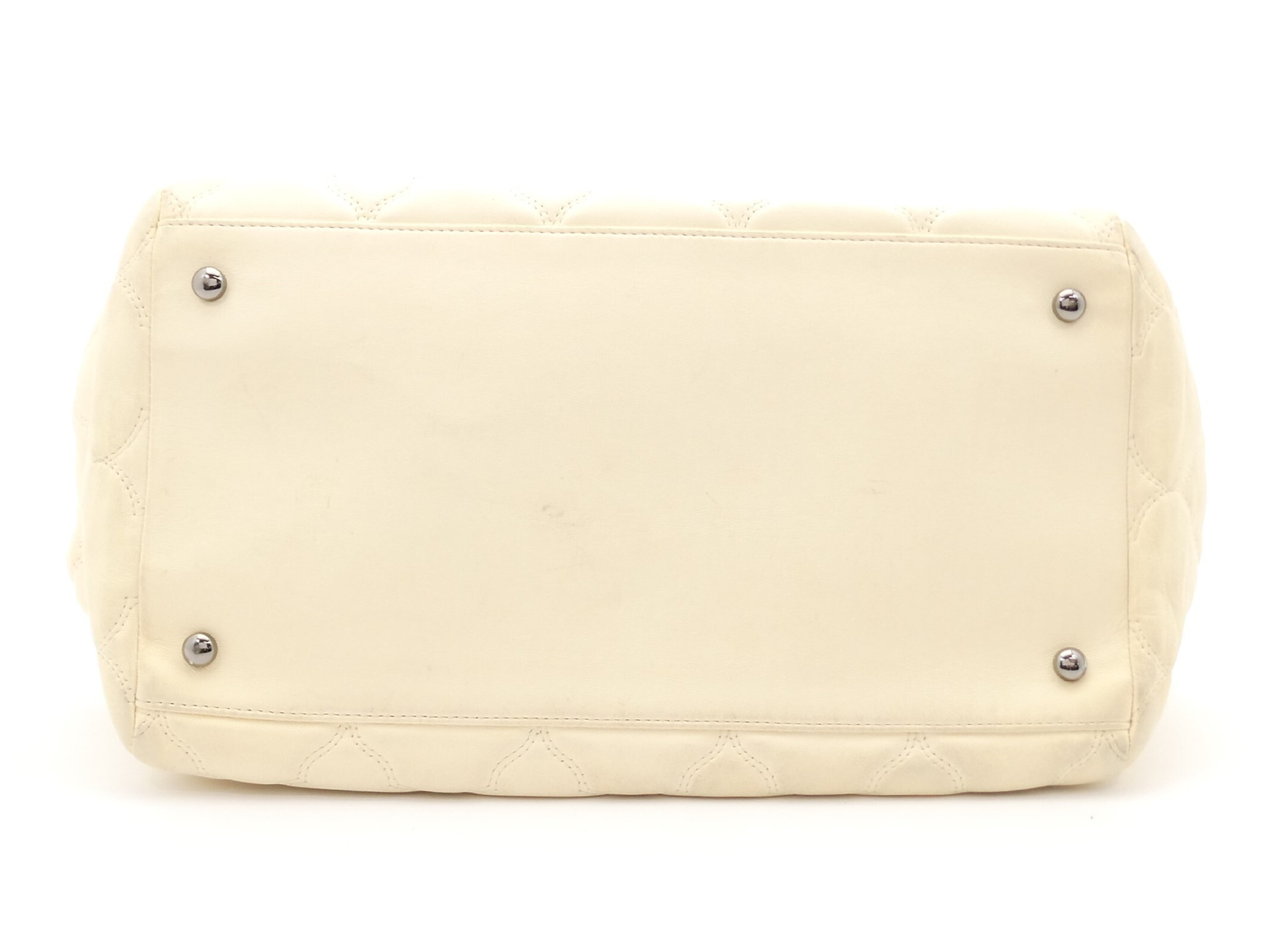 Coco Mark Quilted Leather Chain Tote Bag — view 5