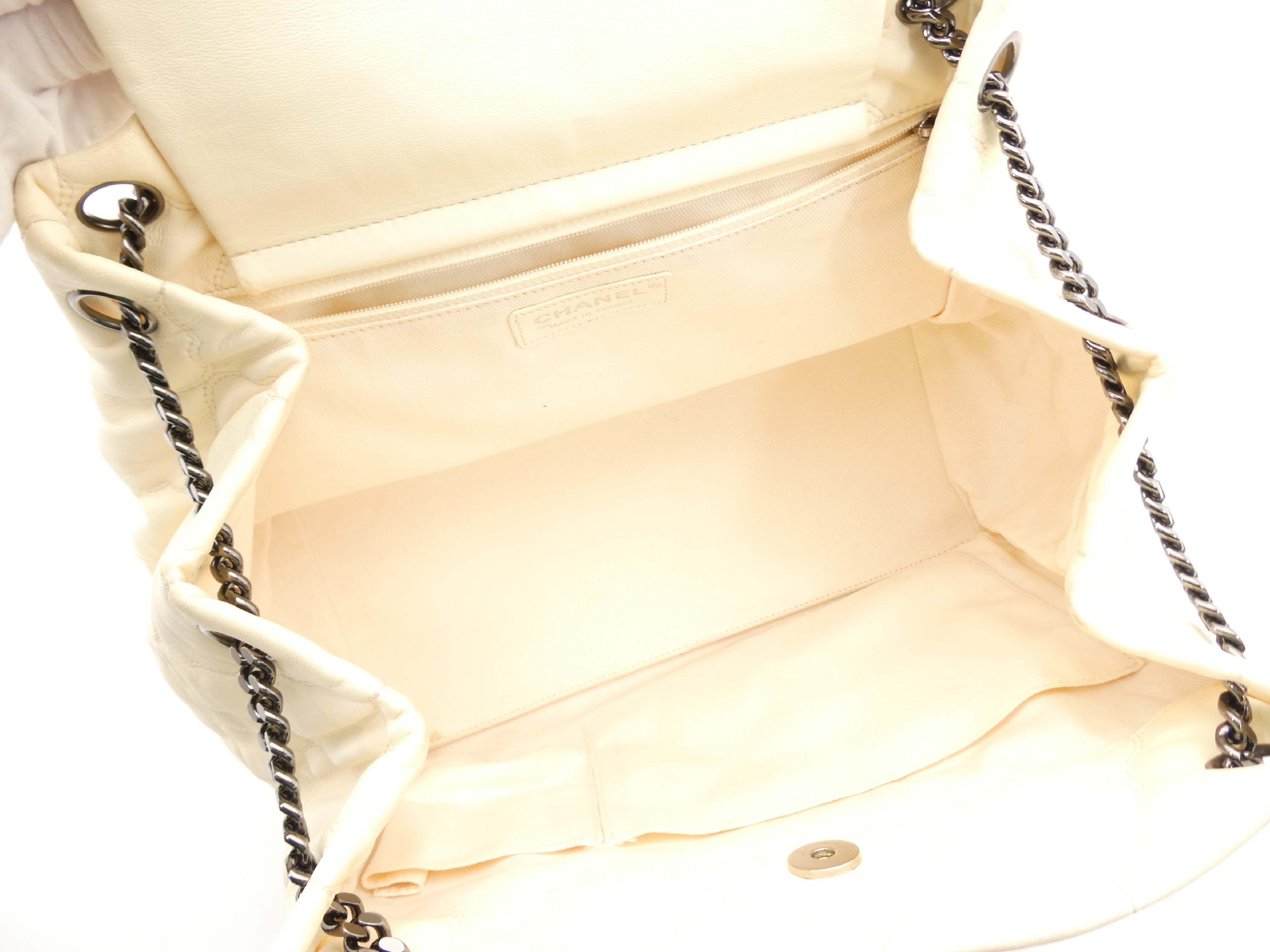 Coco Mark Quilted Leather Chain Tote Bag — view 7