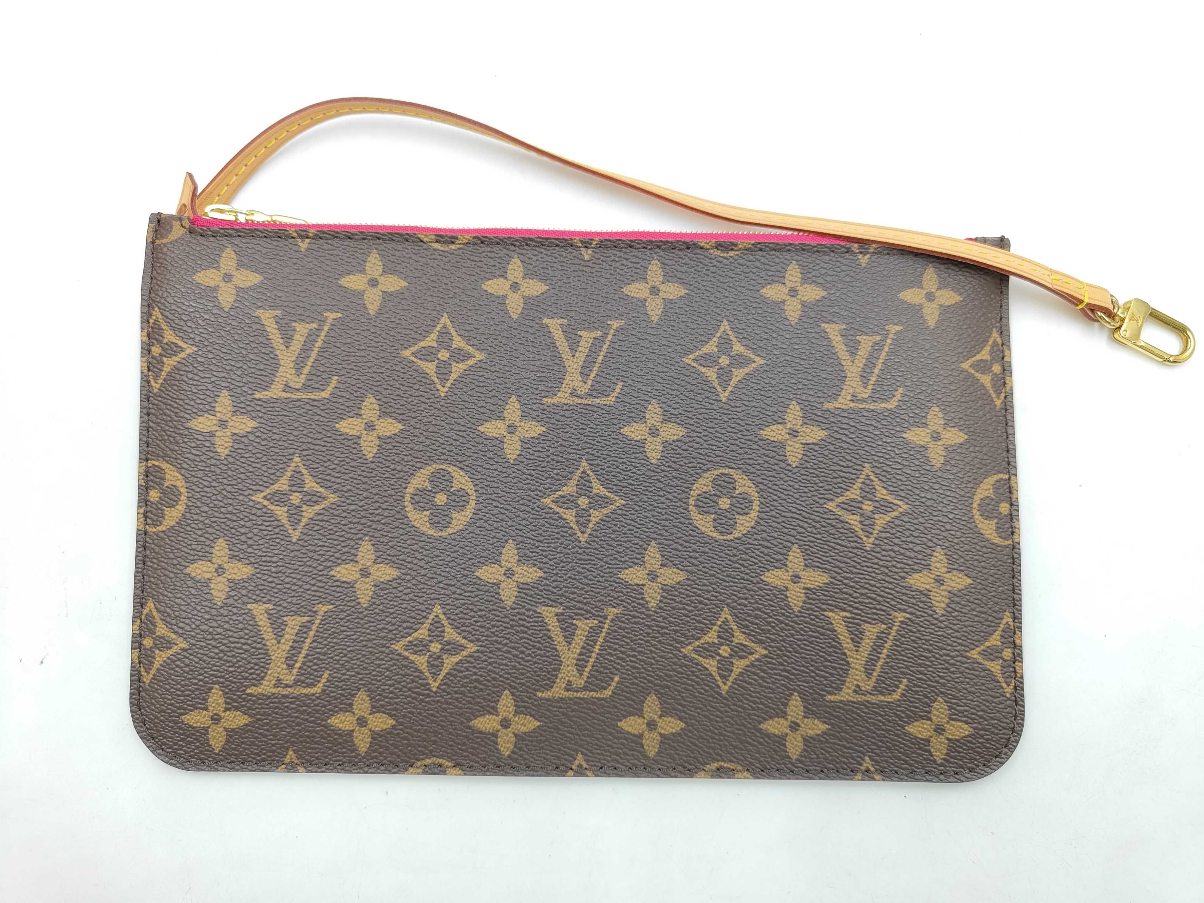 New Neverfull MM Monogram Tote Bag with Pouch M46987 — view 11