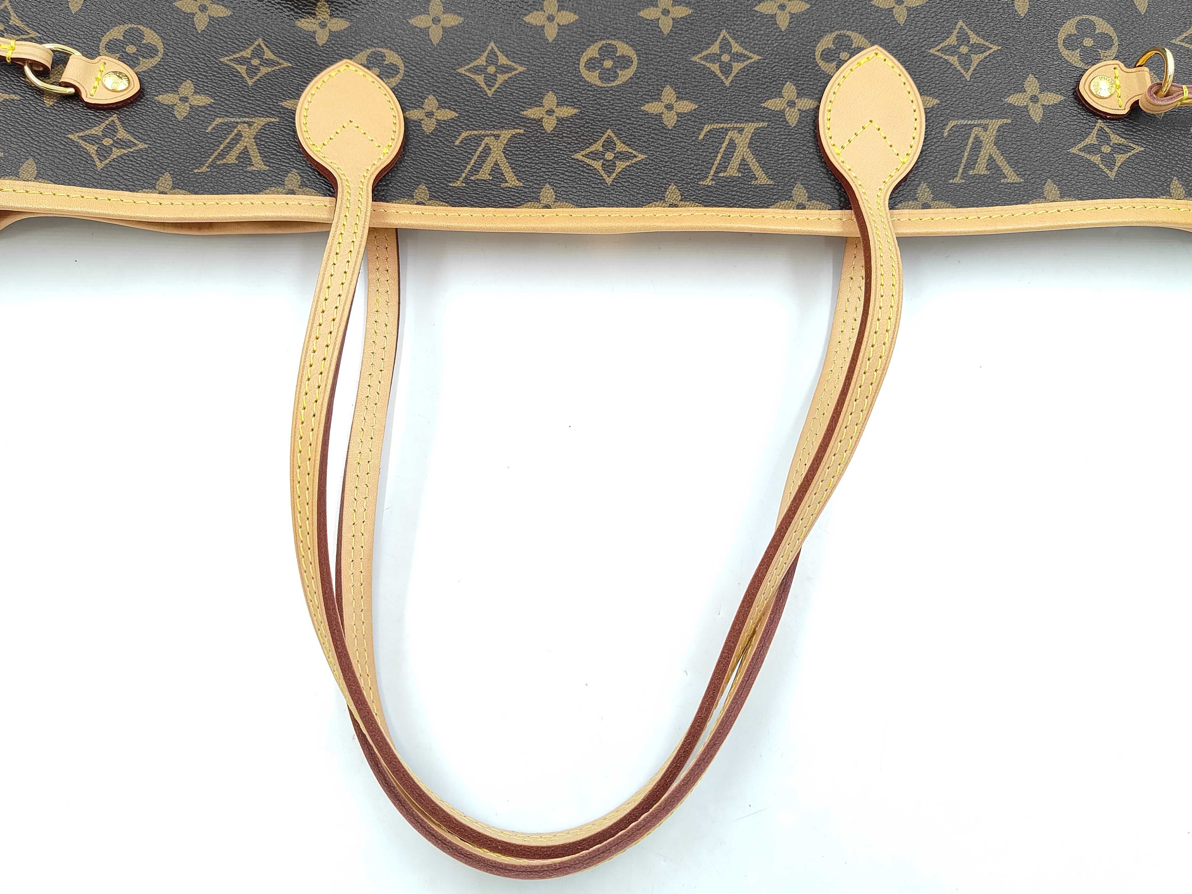 New Neverfull MM Monogram Tote Bag with Pouch M46987 — view 5