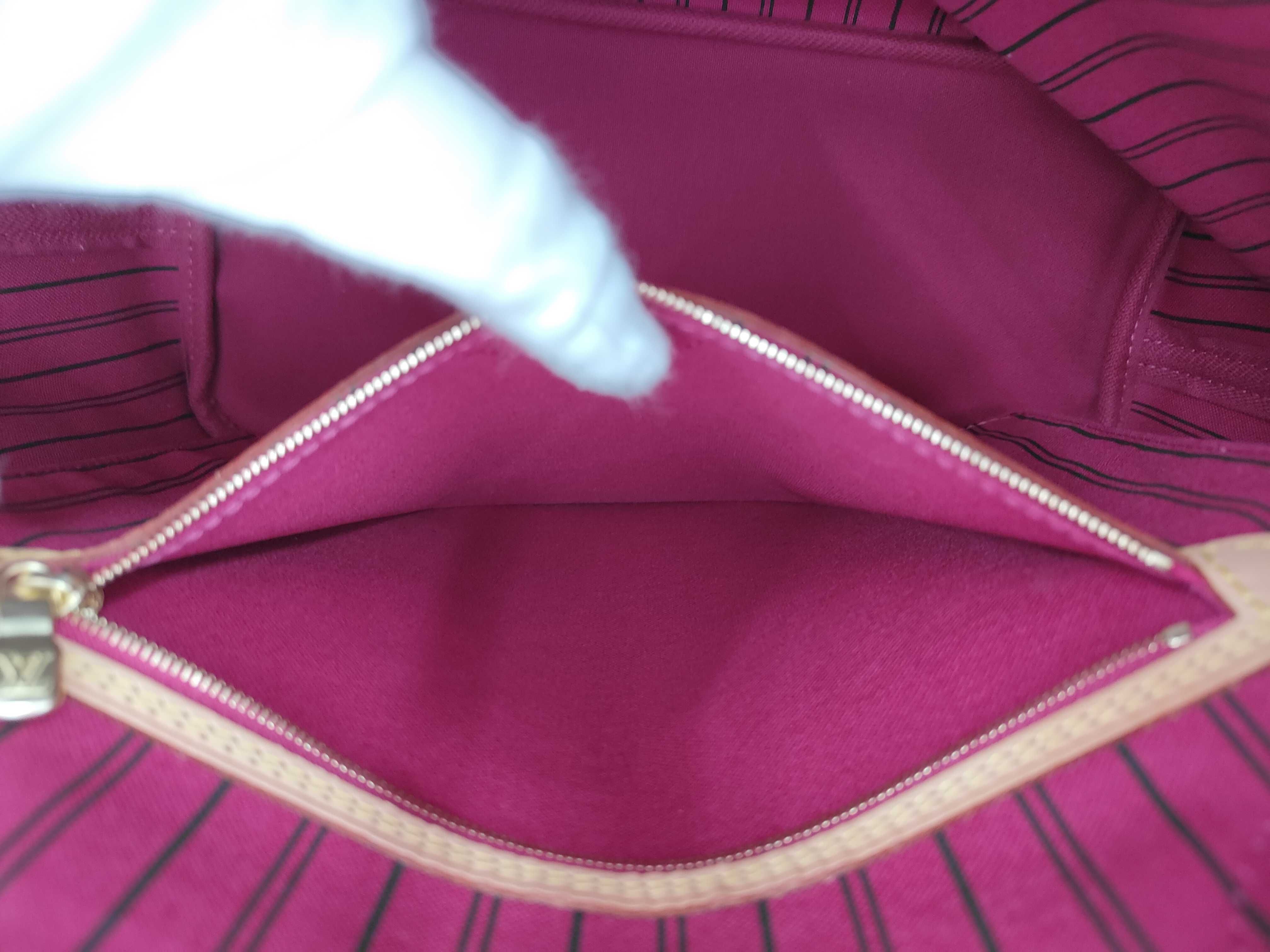 New Neverfull MM Monogram Tote Bag with Pouch M46987 — view 10