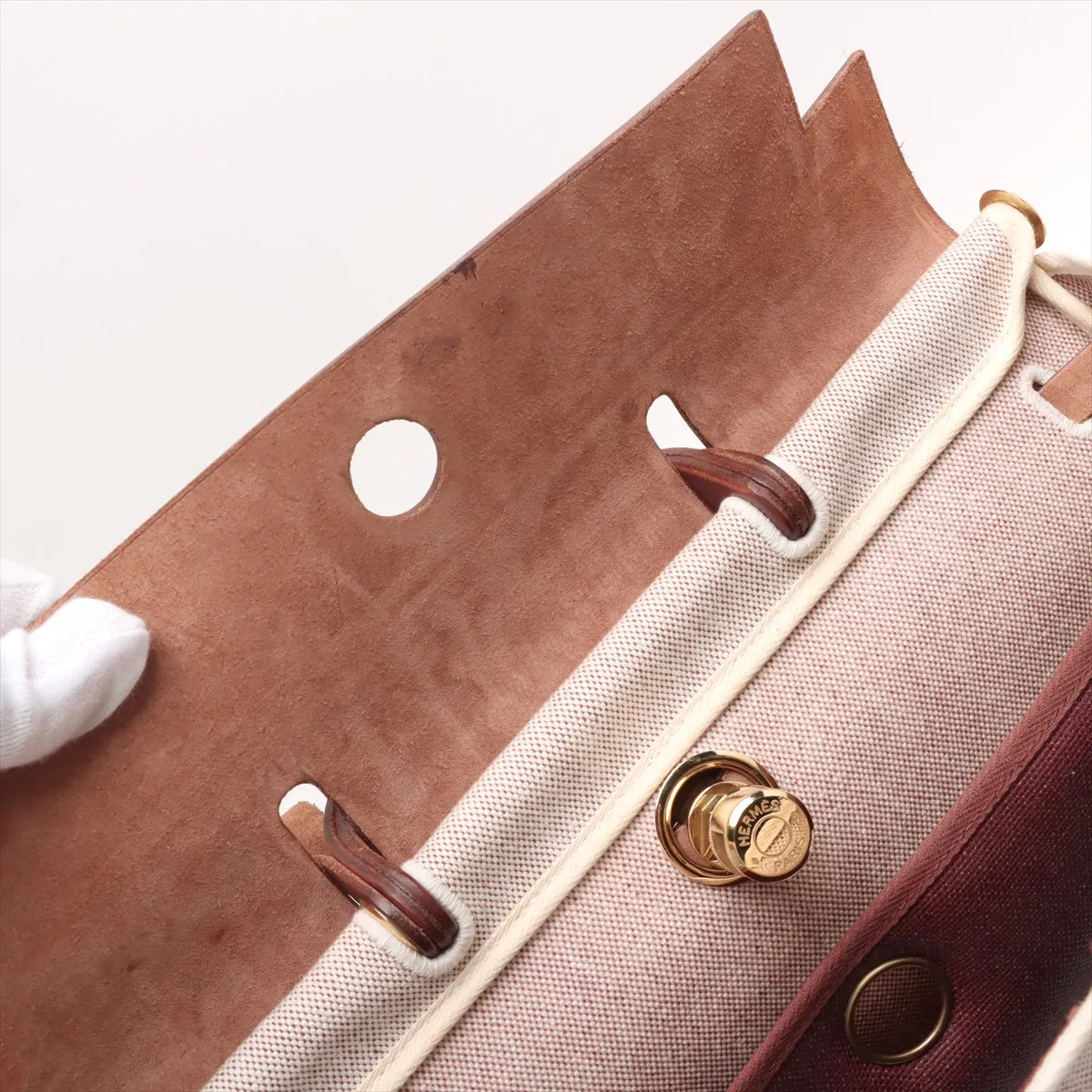 Ale Bag GM Toile Ash x Vash Hunter Brown Gold hardware F:2002 Cadena cannot be used — view 11