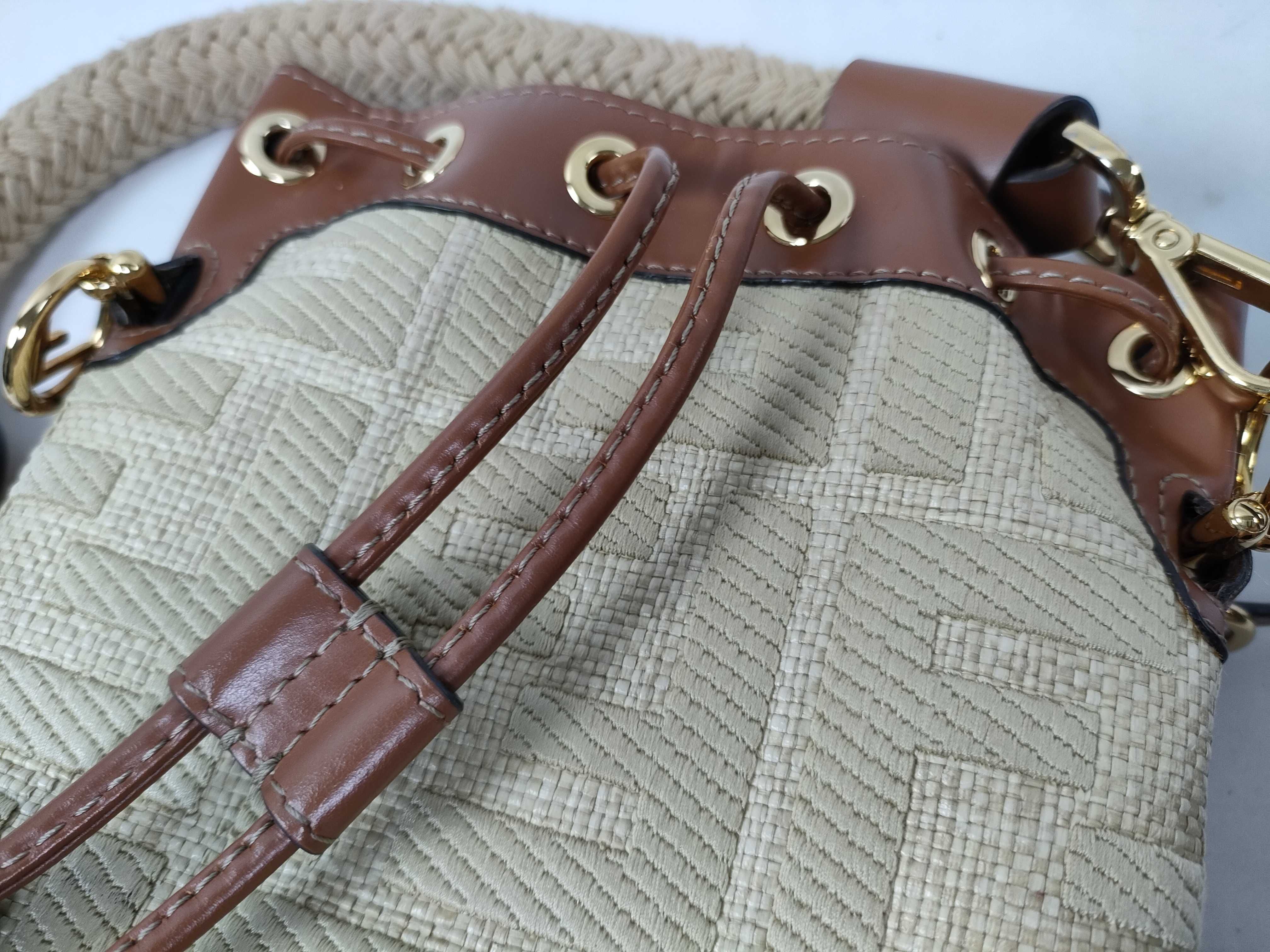 ID- Canvas ZUCCa Mon Tresor Mini 2-Way Shoulder Bag #8BS010 Handbag — view 9