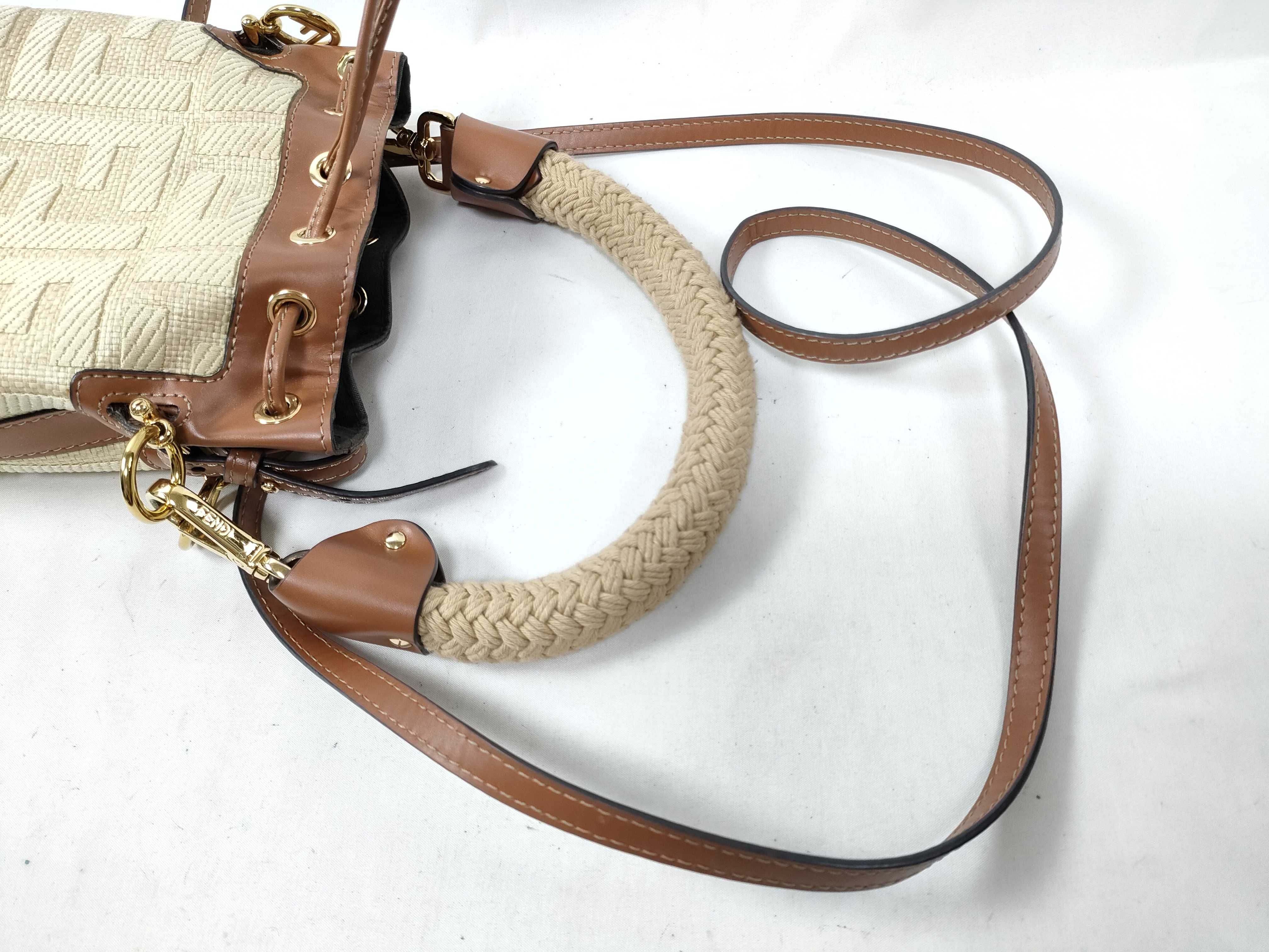 ID- Canvas ZUCCa Mon Tresor Mini 2-Way Shoulder Bag #8BS010 Handbag — view 10