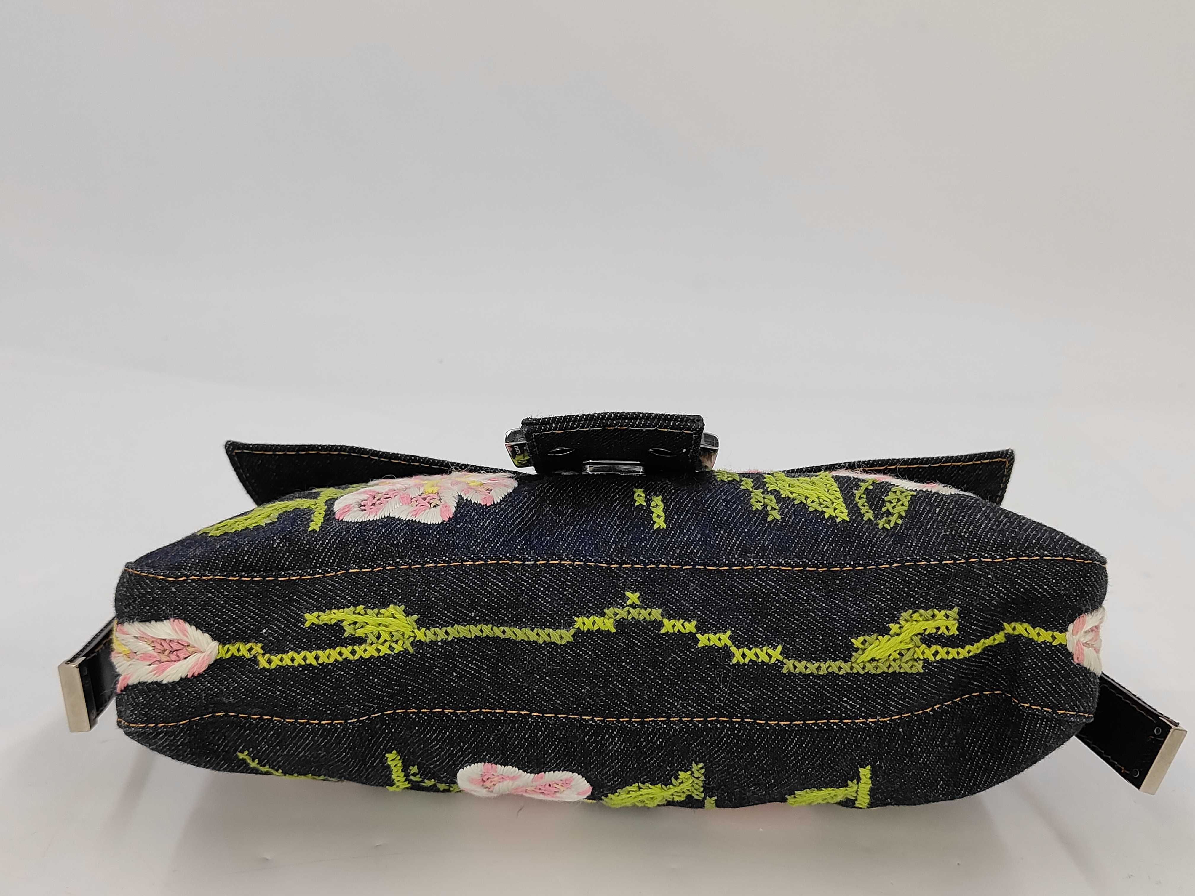Like New Fendi Mamma Bucket Embroidered Handbag — view 4