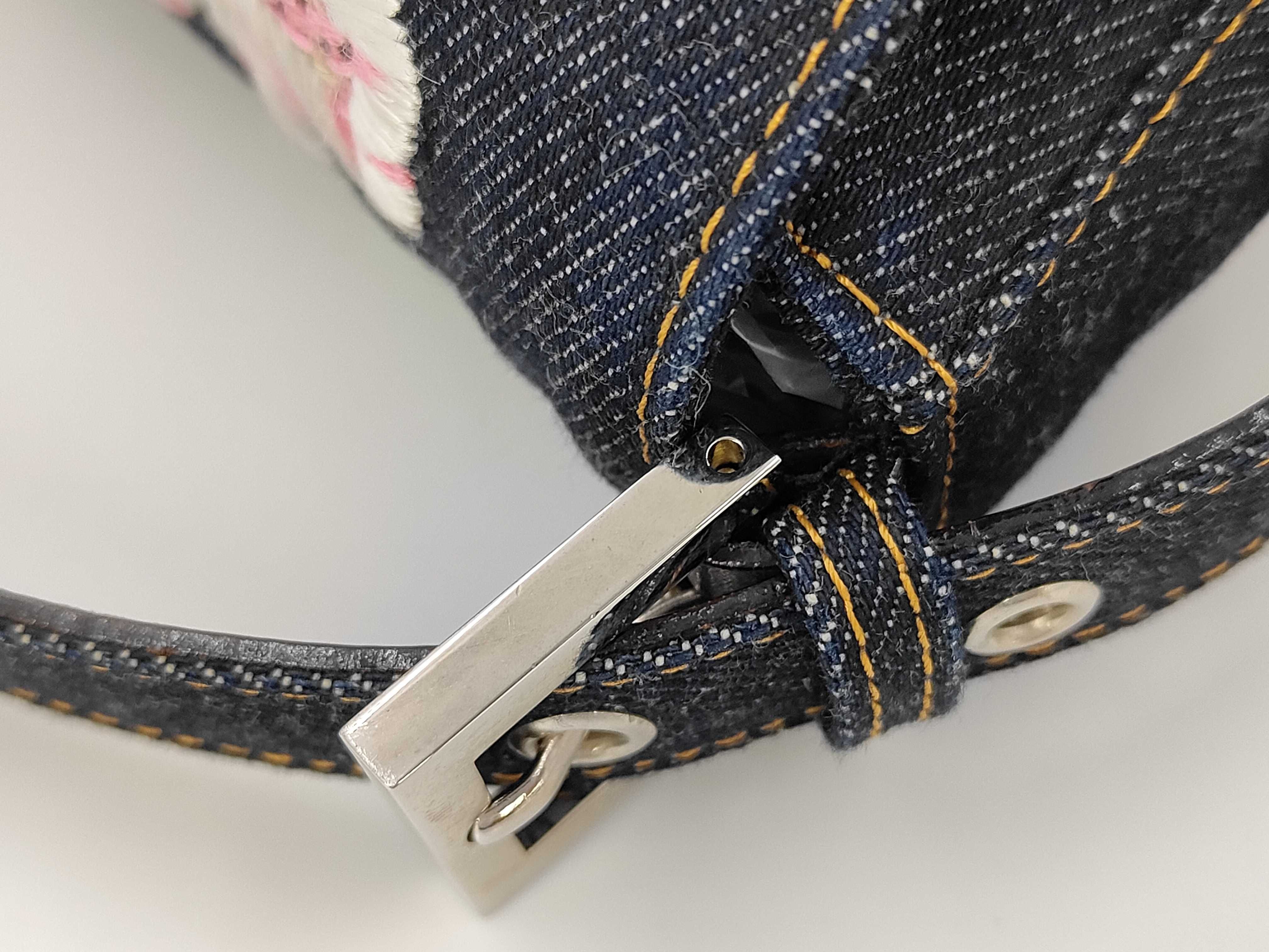 Like New Fendi Mamma Bucket Embroidered Handbag — view 7