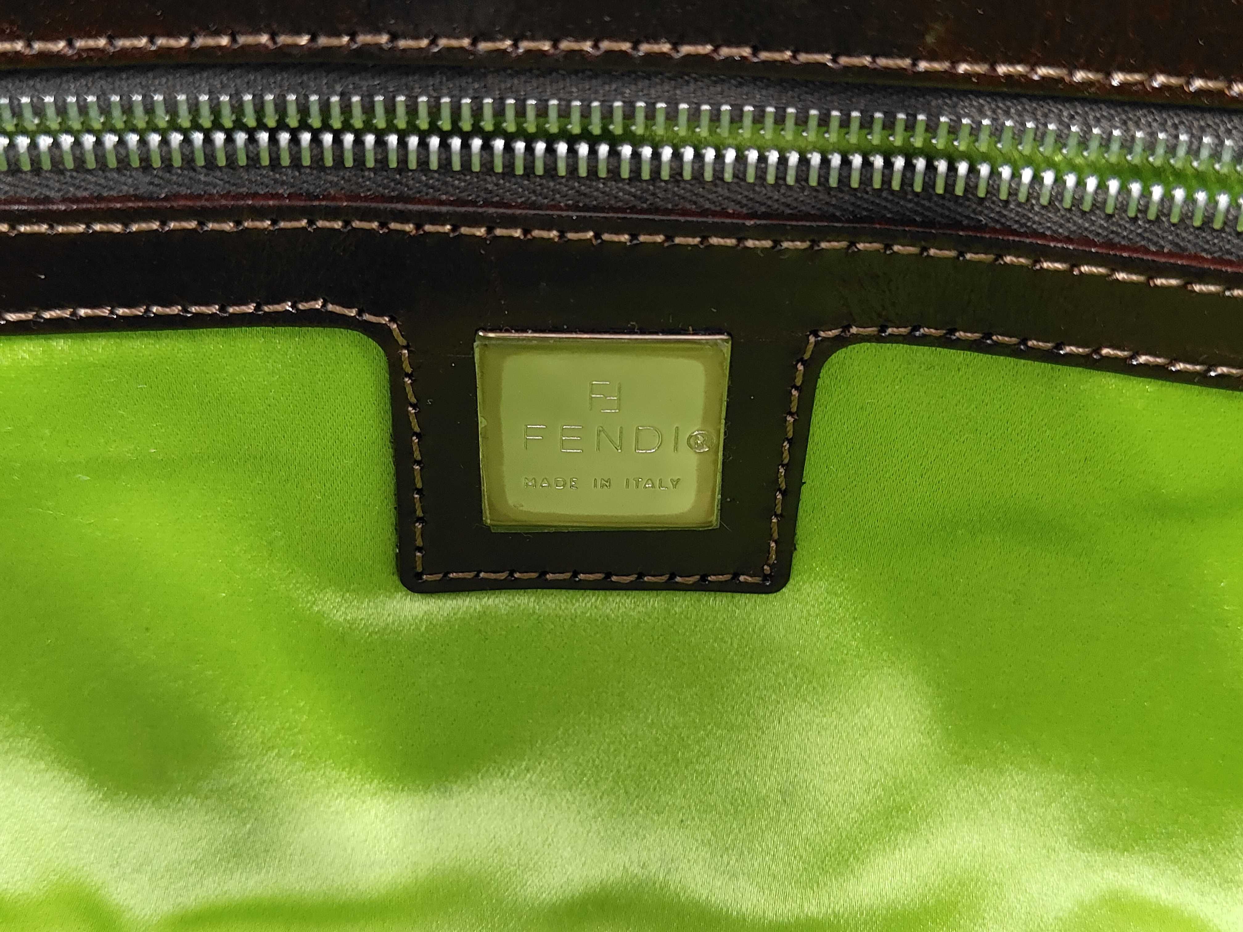 Like New Fendi Mamma Bucket Embroidered Handbag — view 9
