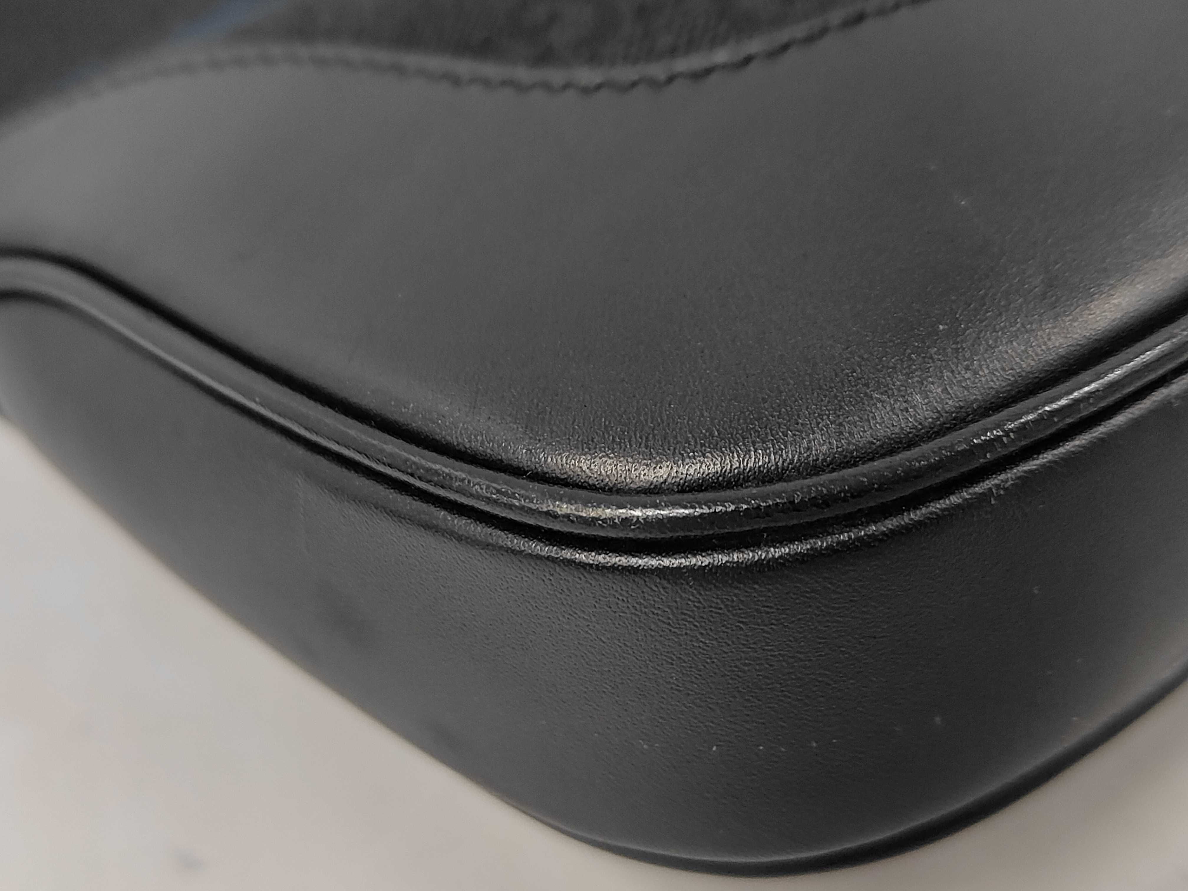 Jackie GG Canvas Leather Black 001・33062684 One-Shoulder Bag — view 4