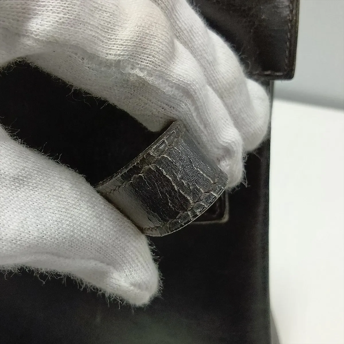 [Individually packaged] Hermes Kelly 32 Retourne Box Calf Black Gold Hardware (Stamp unclear) — view 14