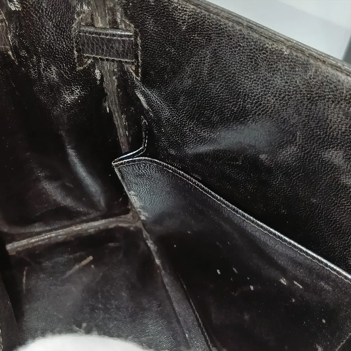 [Individually packaged] Hermes Kelly 32 Retourne Box Calf Black Gold Hardware (Stamp unclear) — view 15