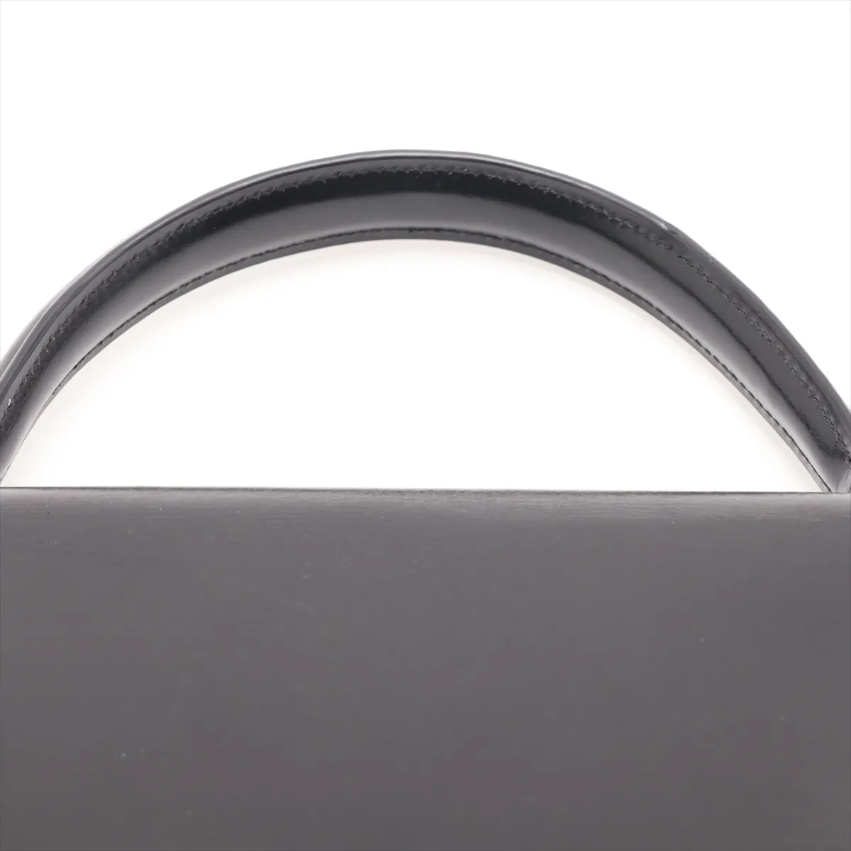 [Individually packaged] Hermes Kelly 32 Retourne Box Calf Black Gold Hardware (Stamp unclear) — view 6