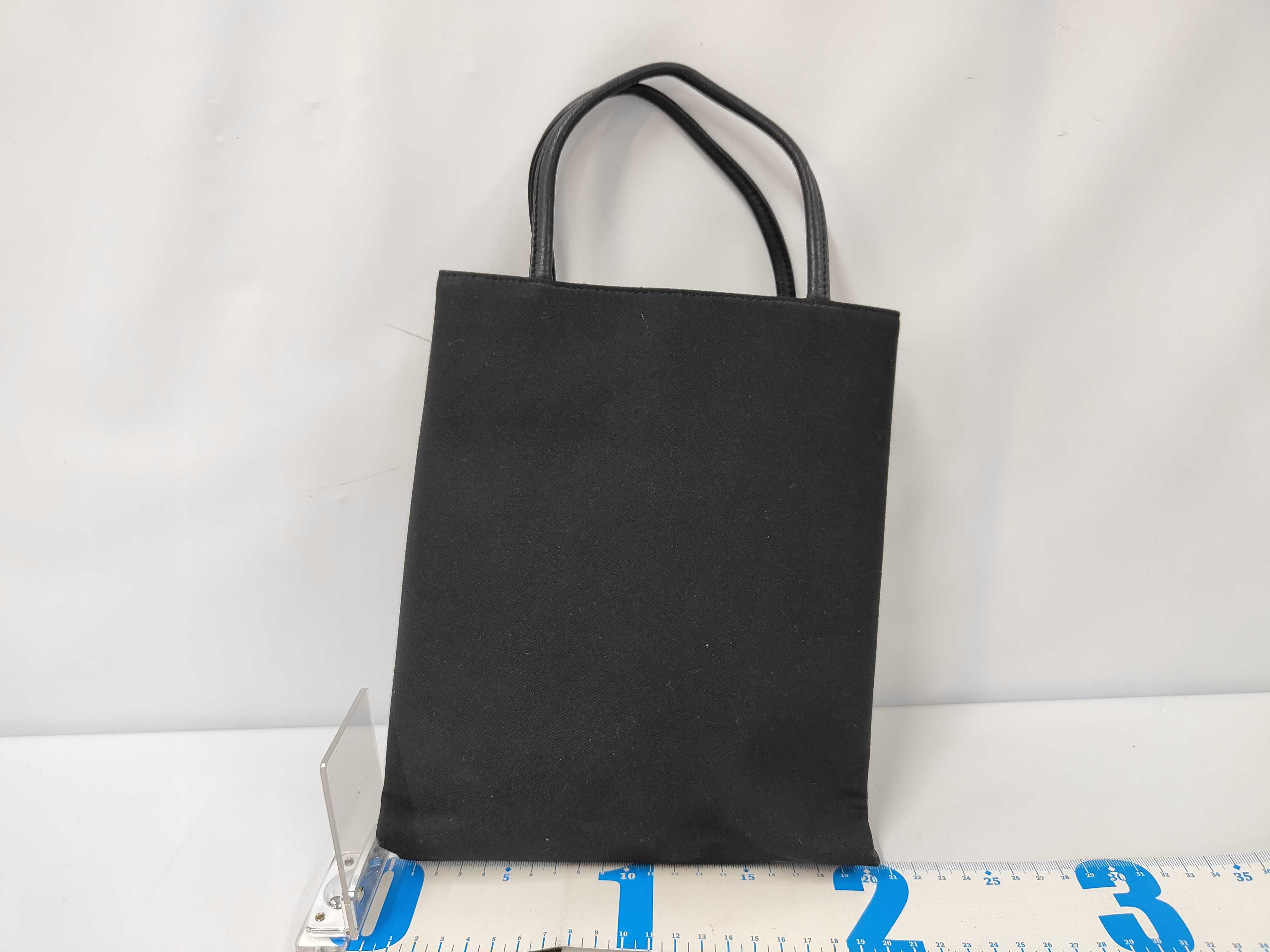 Canvas Handbag, Black — view 2