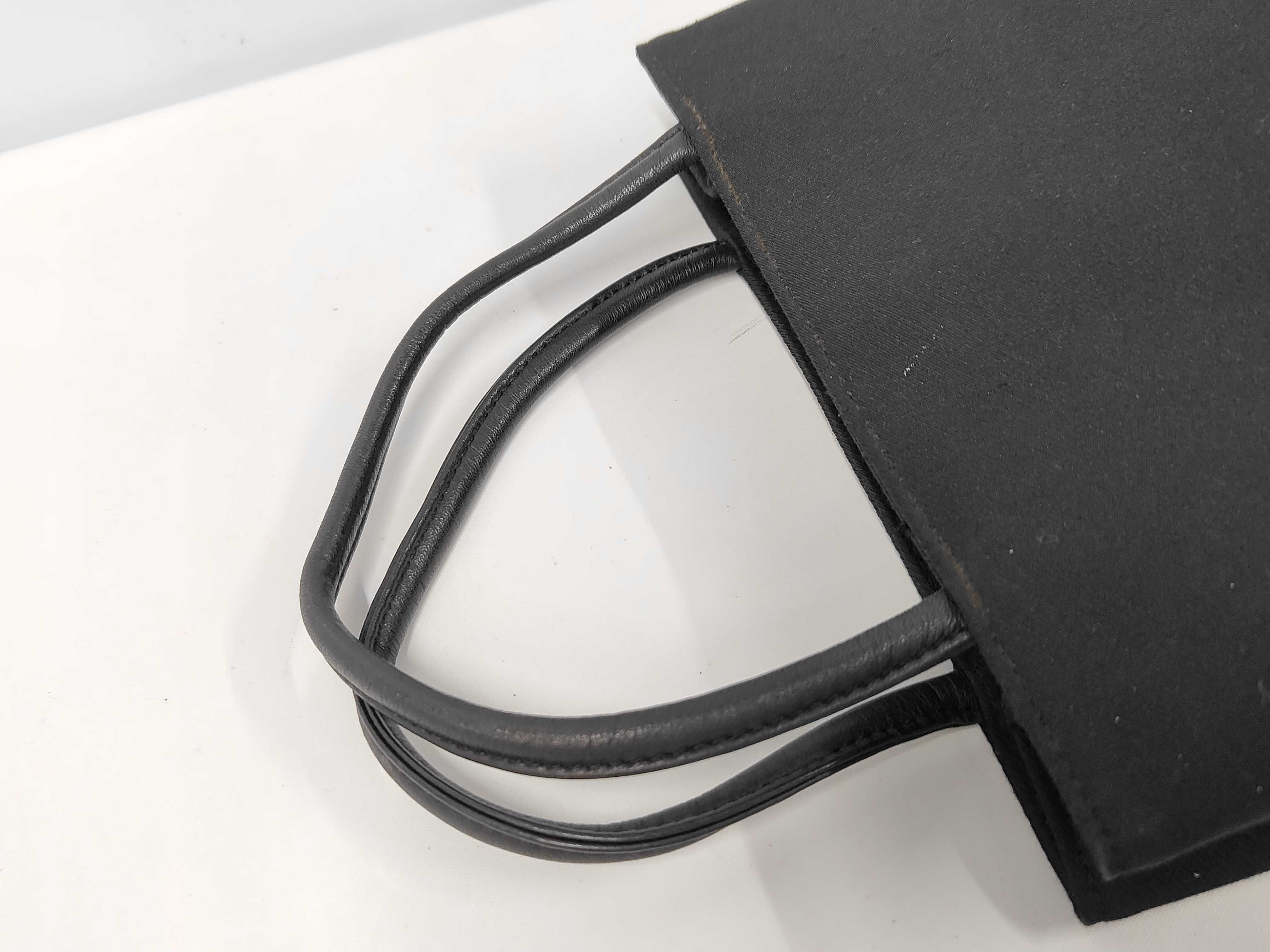 Canvas Handbag, Black — view 5