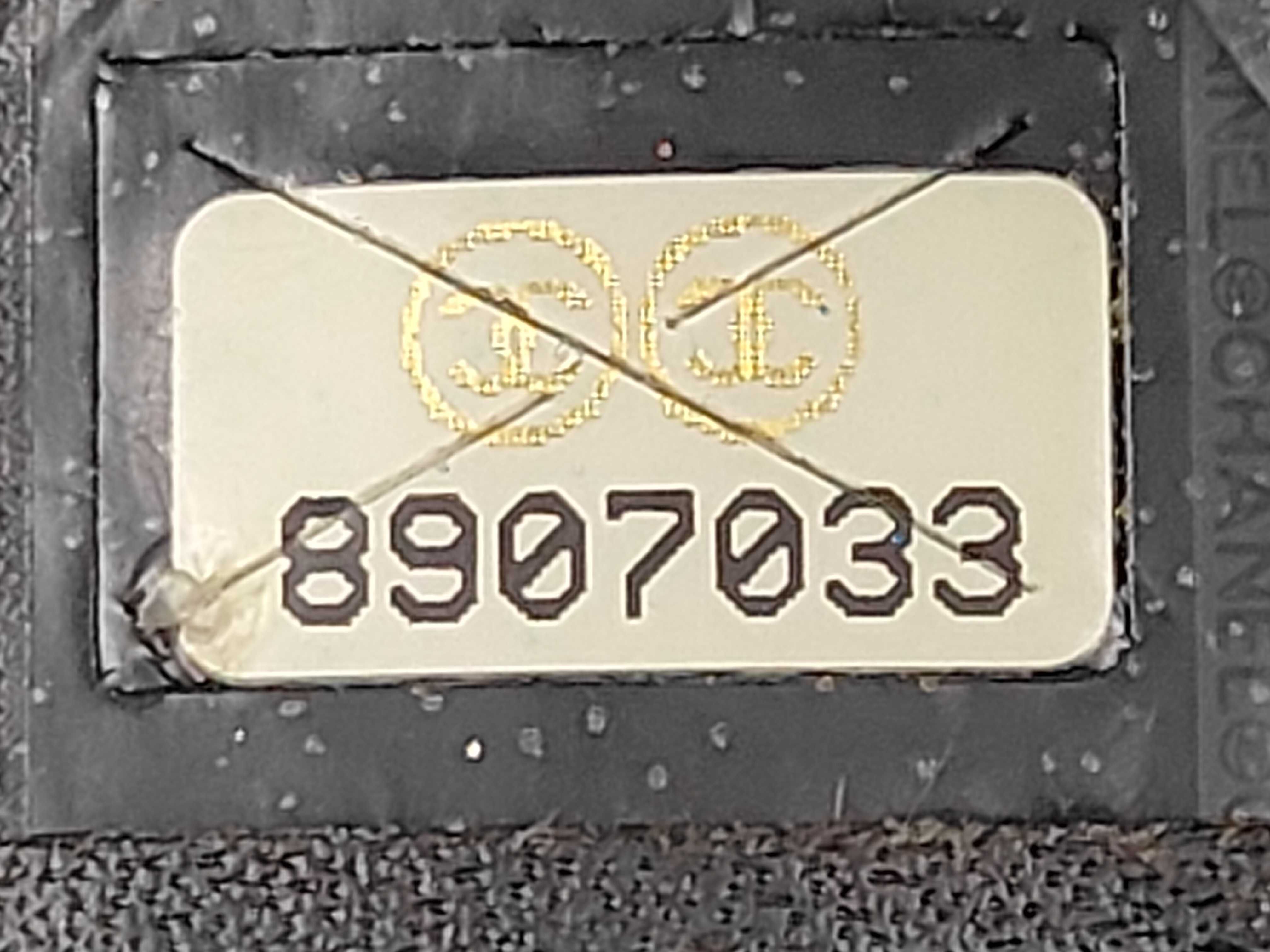 New Travel Line Nylon x Leather Tote Bag, Black with Gold Hardware, 8907033 (Serial Number 8) — view 11