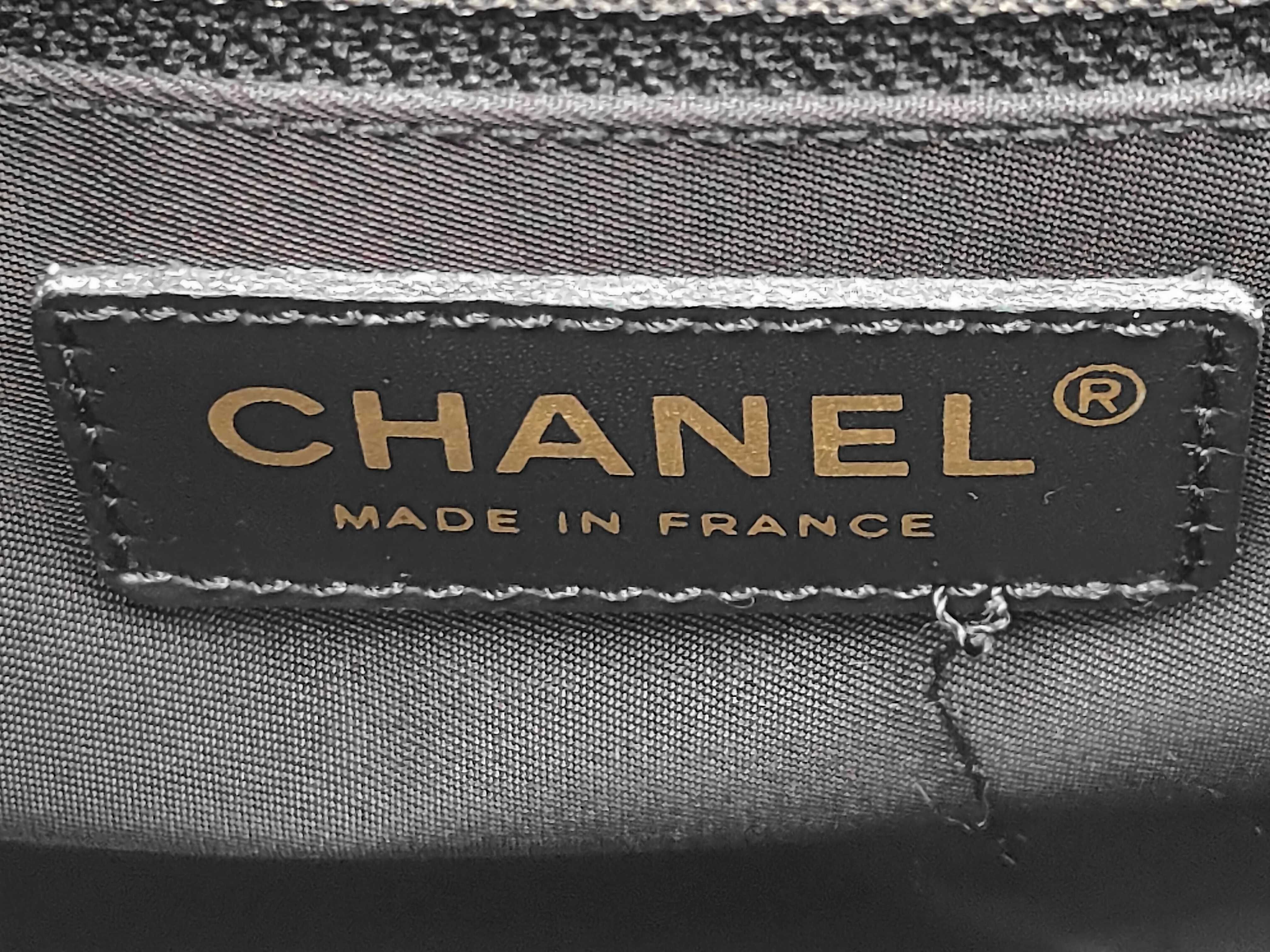 New Travel Line Nylon x Leather Tote Bag, Black with Gold Hardware, 8907033 (Serial Number 8) — view 10