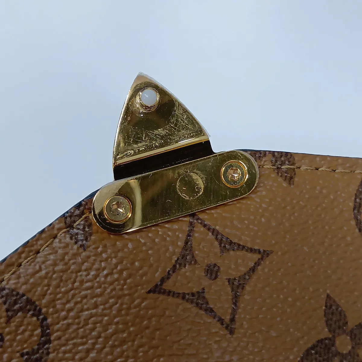 Monogram Reverse Pochette Métis MM M44876 Brown (RFID detected) — view 15