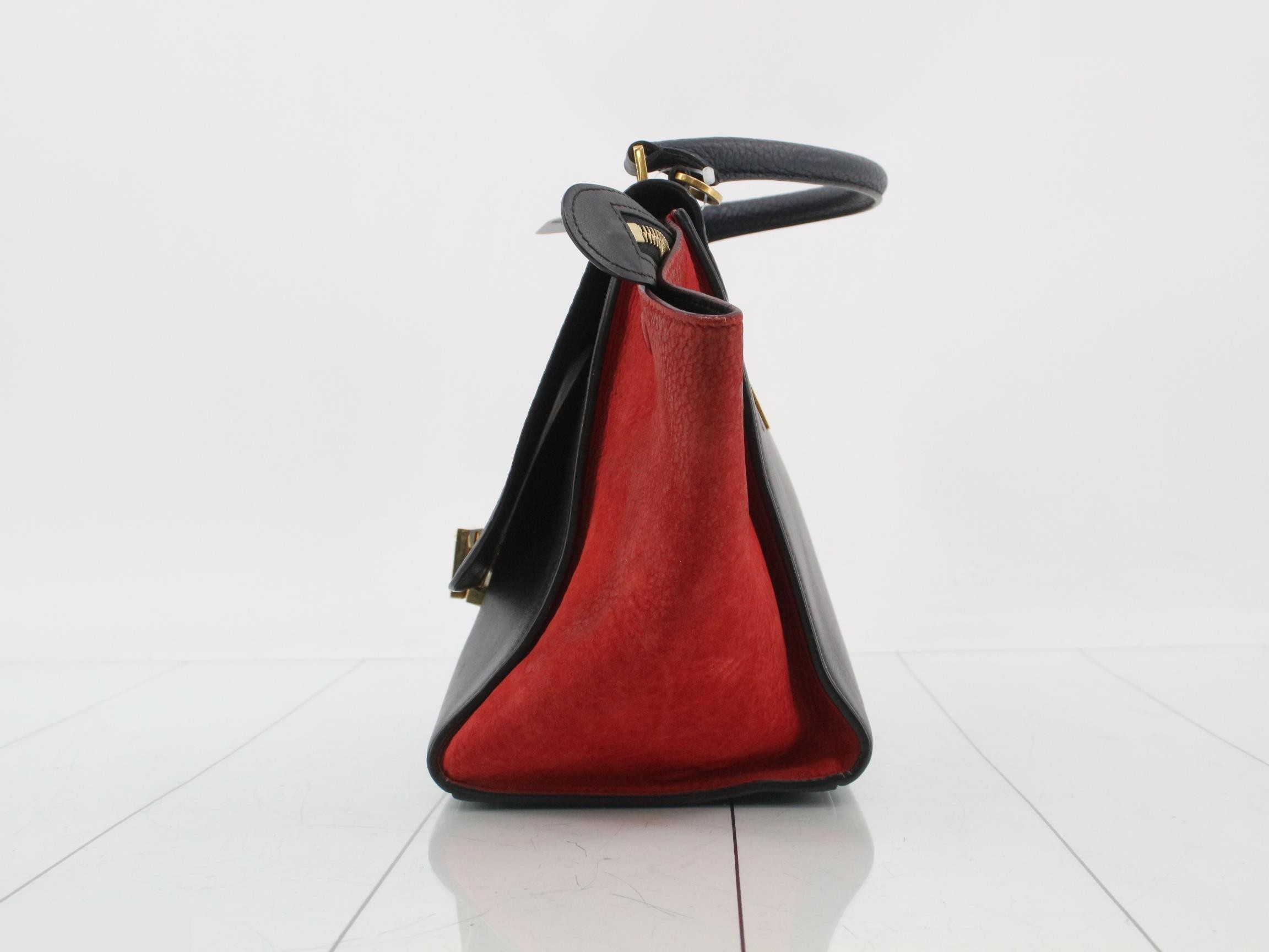 Trapeze Leather 2-Way Handbag — view 3