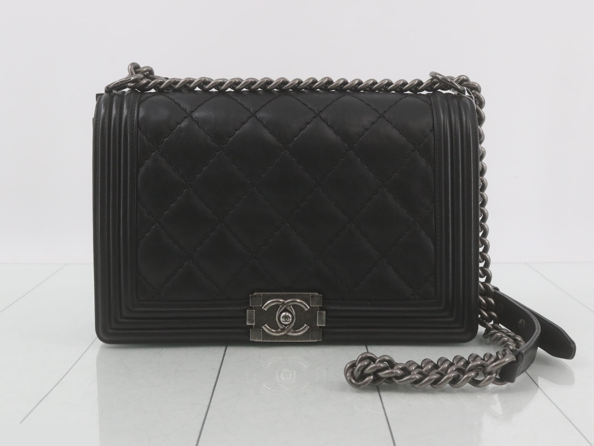 BOY CHANEL Calfskin Shoulder Bag