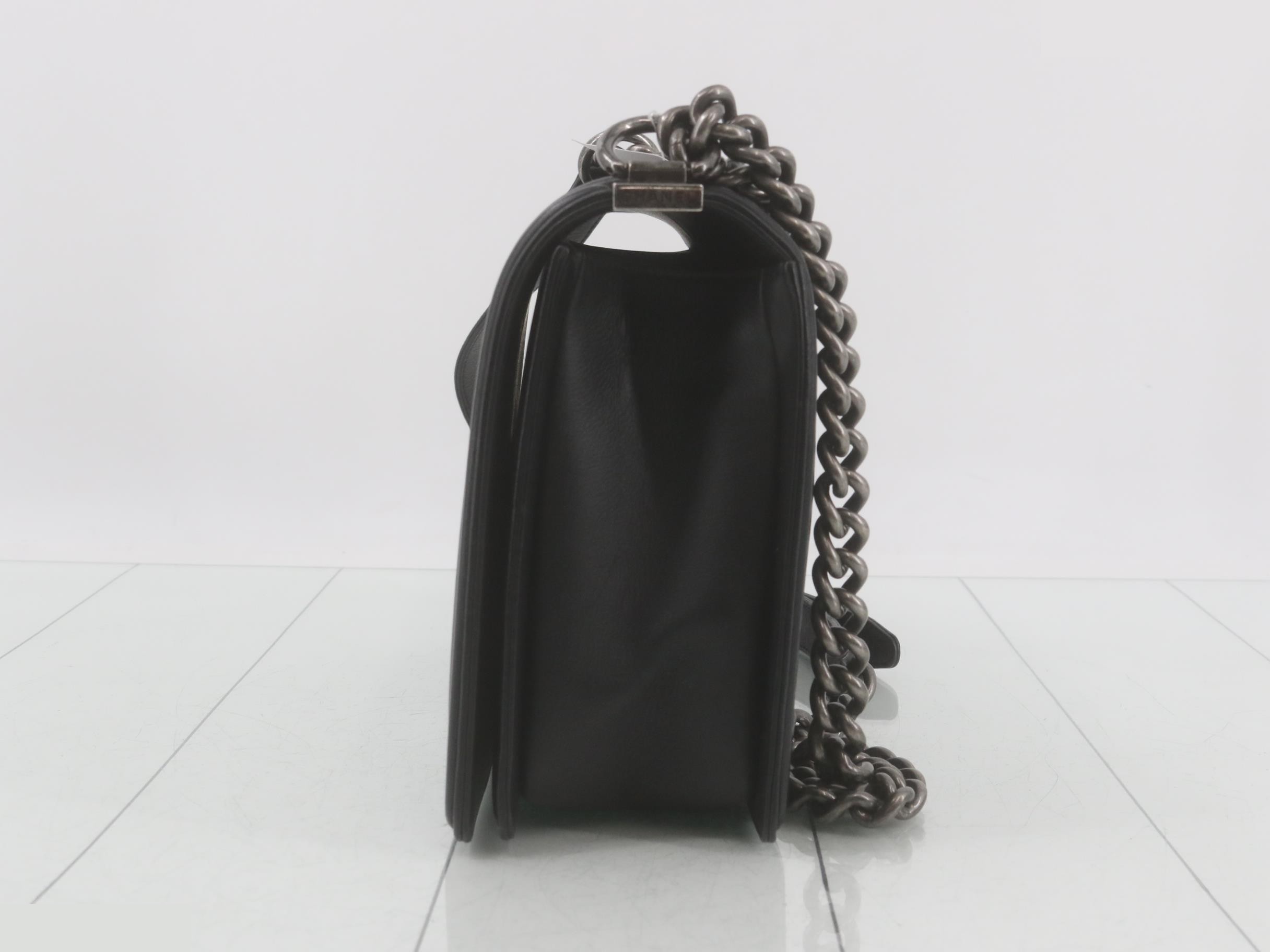 BOY CHANEL Calfskin Shoulder Bag — view 3