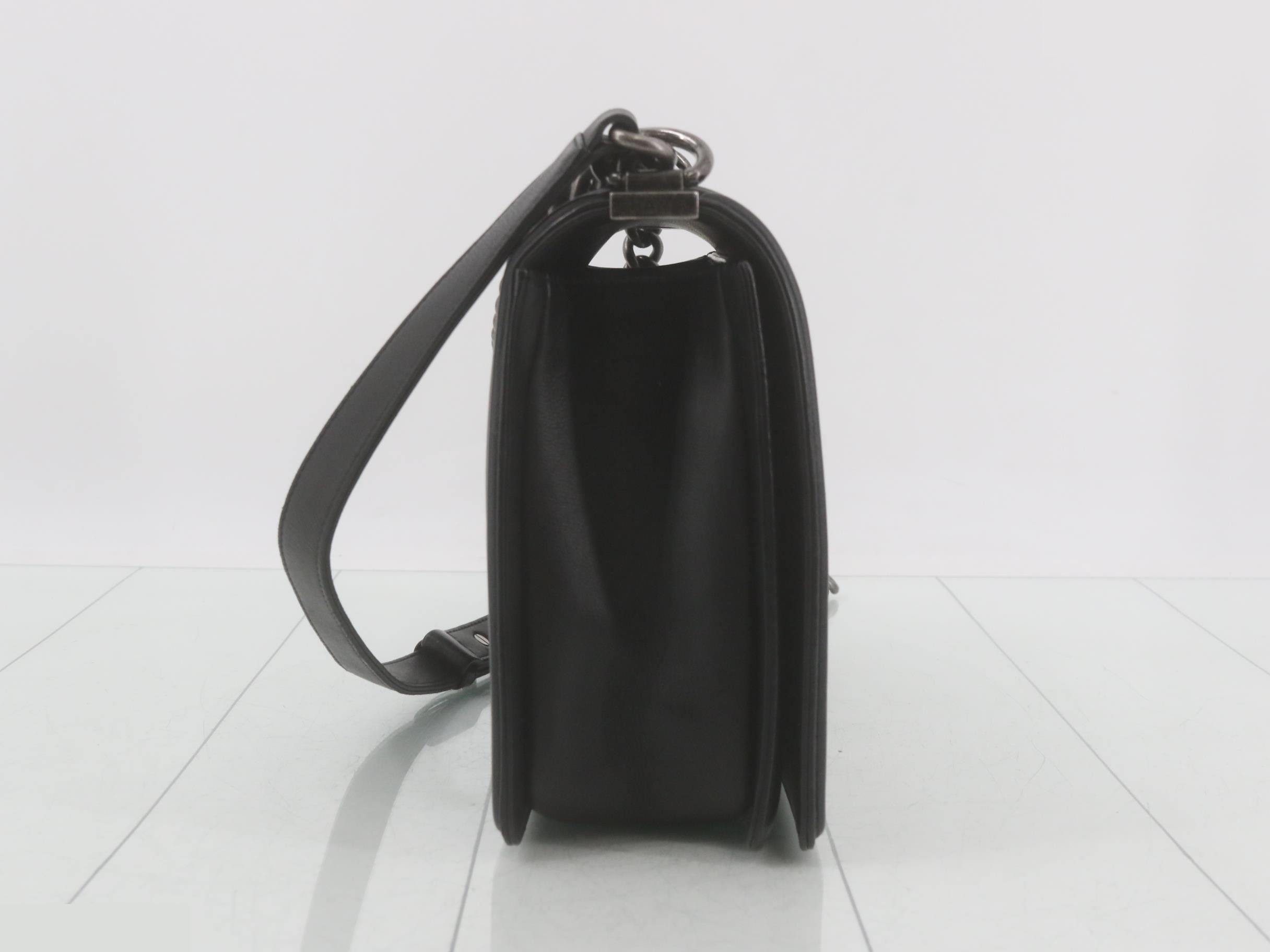 BOY CHANEL Calfskin Shoulder Bag — view 4