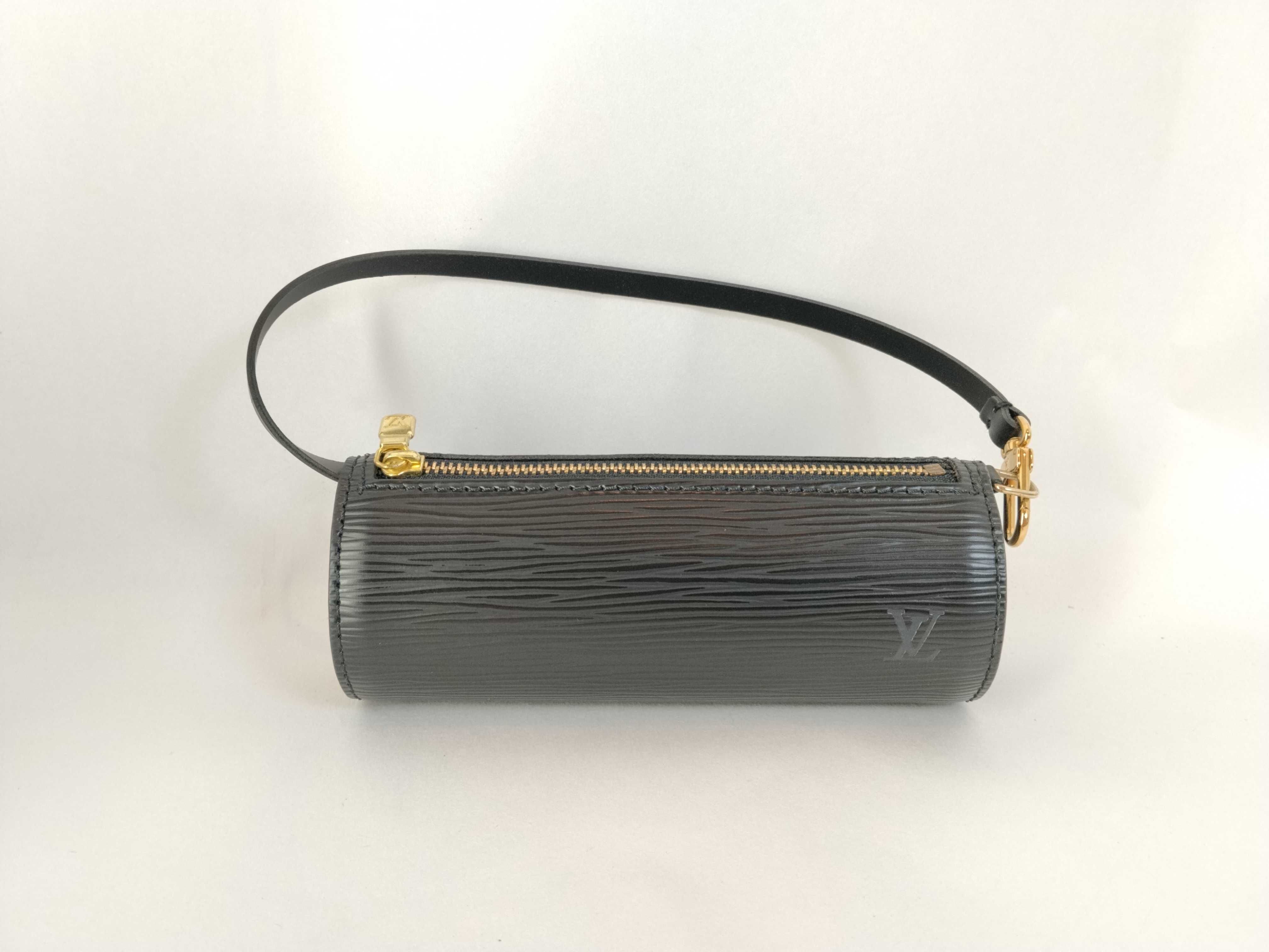 Epi ID- Cow Skin Soufflot M52222 MI0937 Black with pouch #MI0065 Handbag — view 13