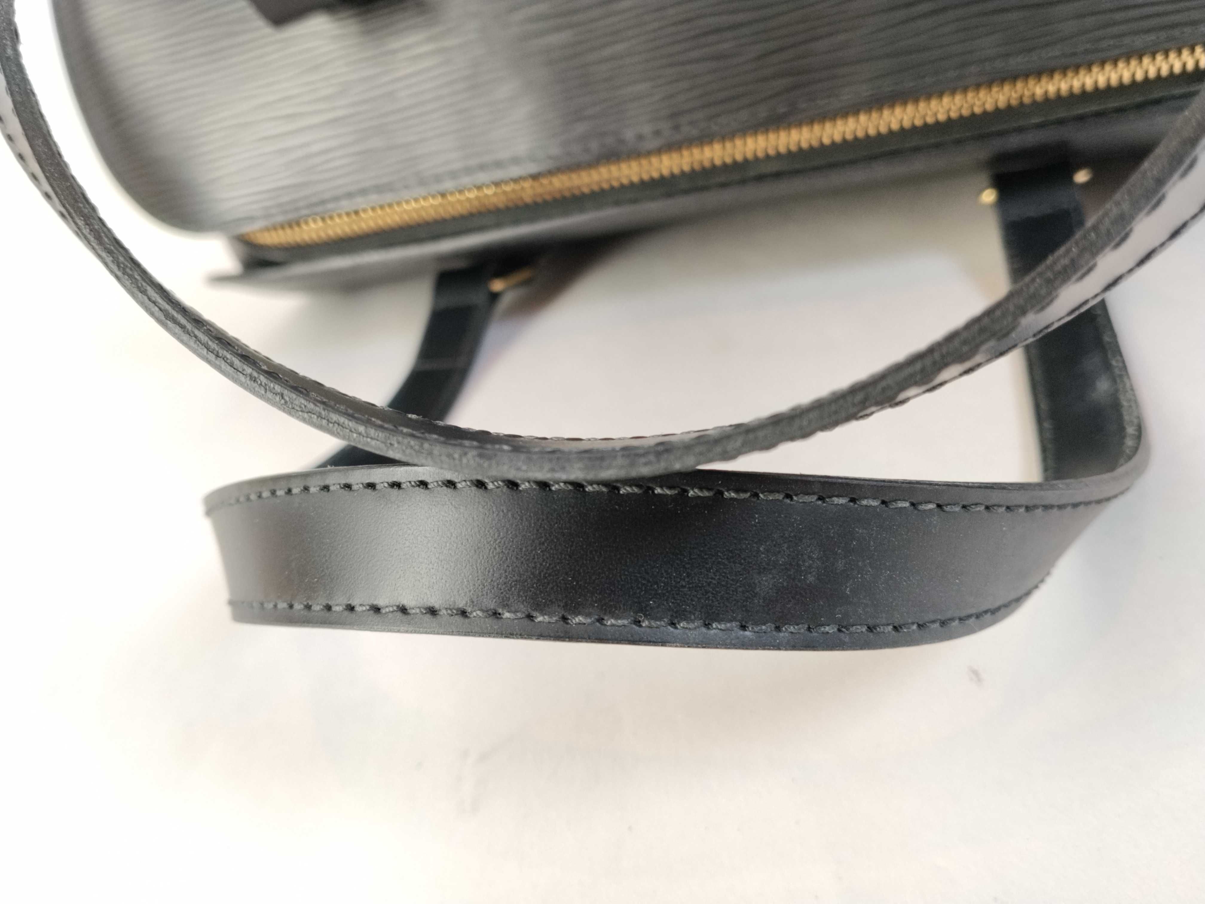 Epi ID- Cow Skin Soufflot M52222 MI0937 Black with pouch #MI0065 Handbag — view 4