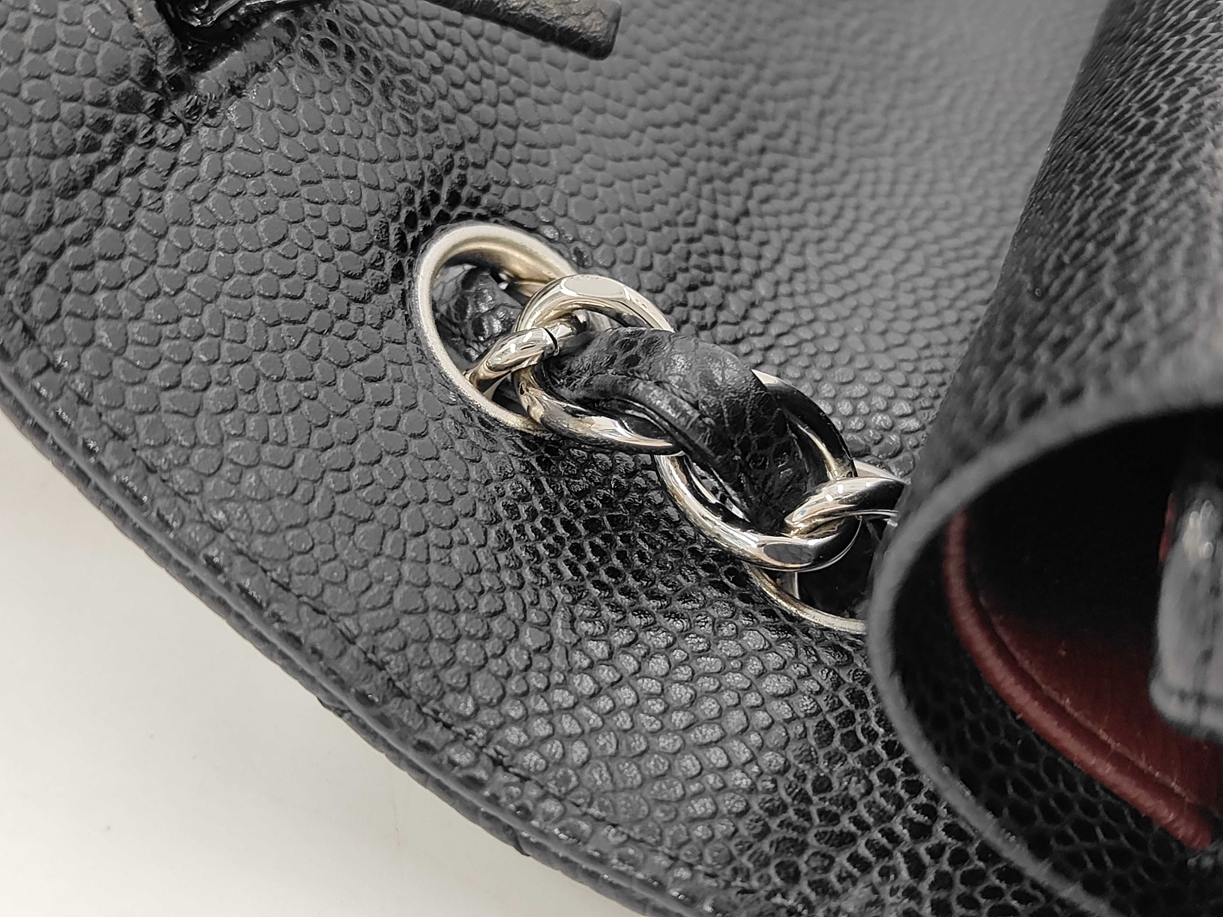 Caviar Leather Large Matelassé Shoulder Bag — view 8