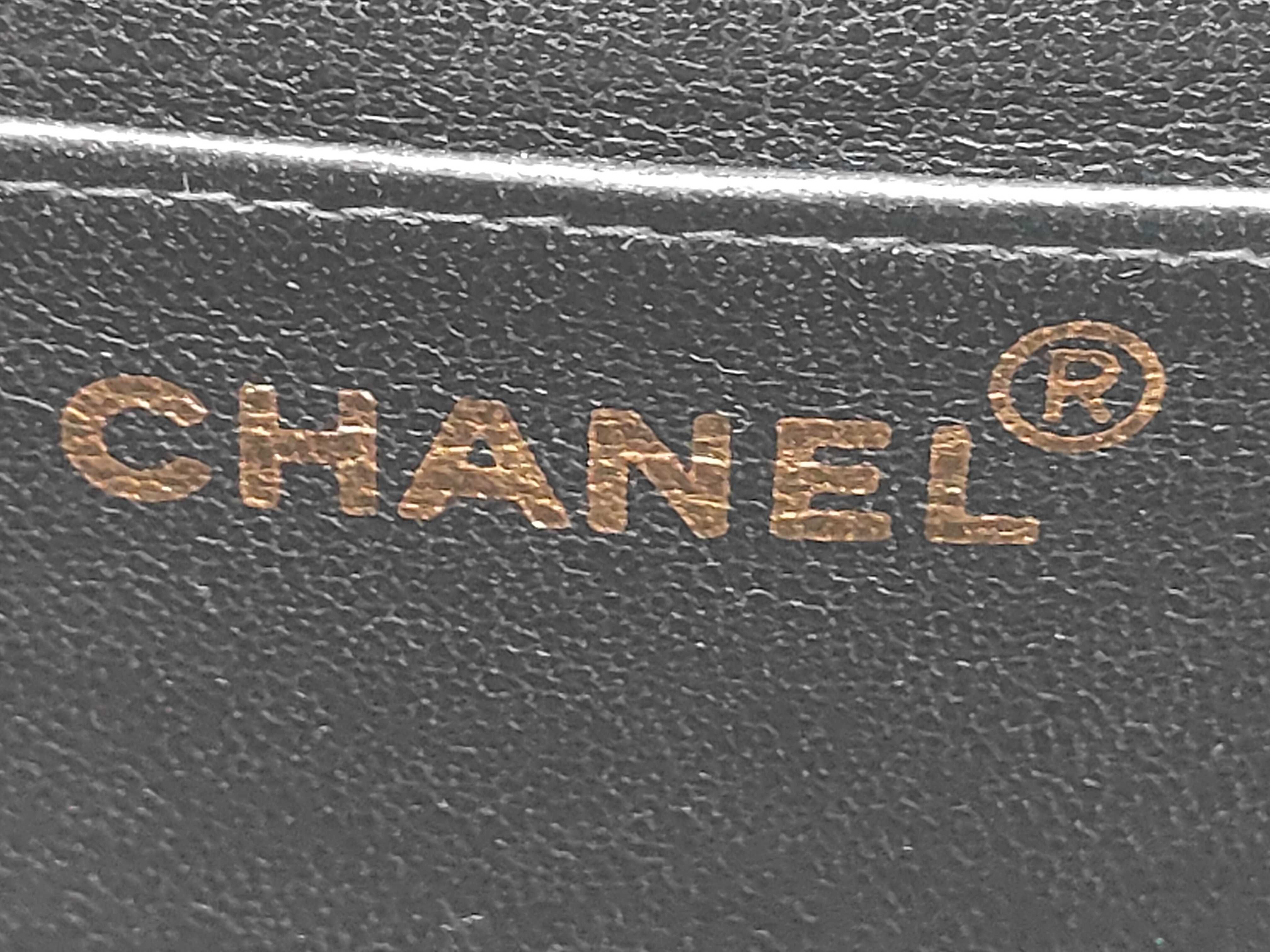 Large Matelassé Enamel Chain Shoulder Bag — view 11