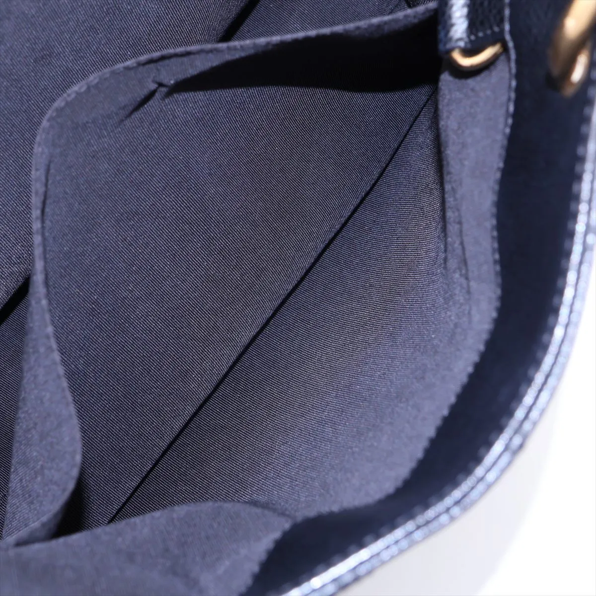 GST Caviar Skin Chain Tote Bag, Black with Gold Hardware, 10370122 (Serial Number in the 10s) — view 12