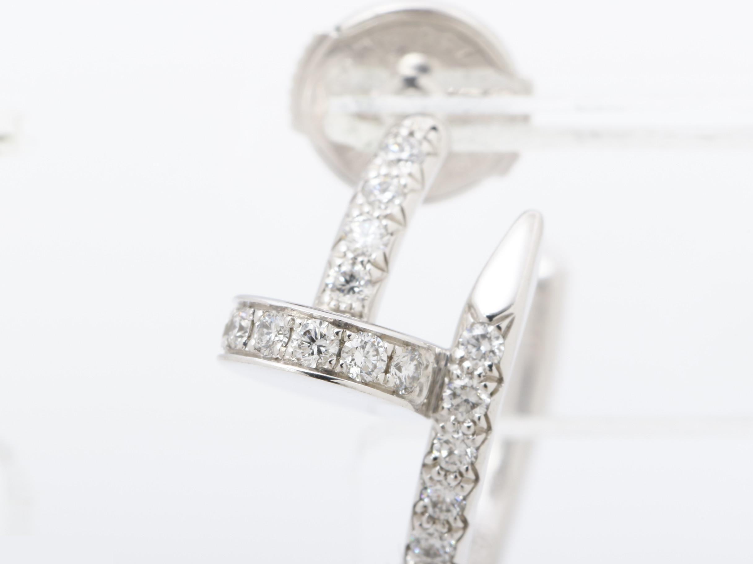 18K White Gold, Genuine Full Diamond, 4.4g — view 2
