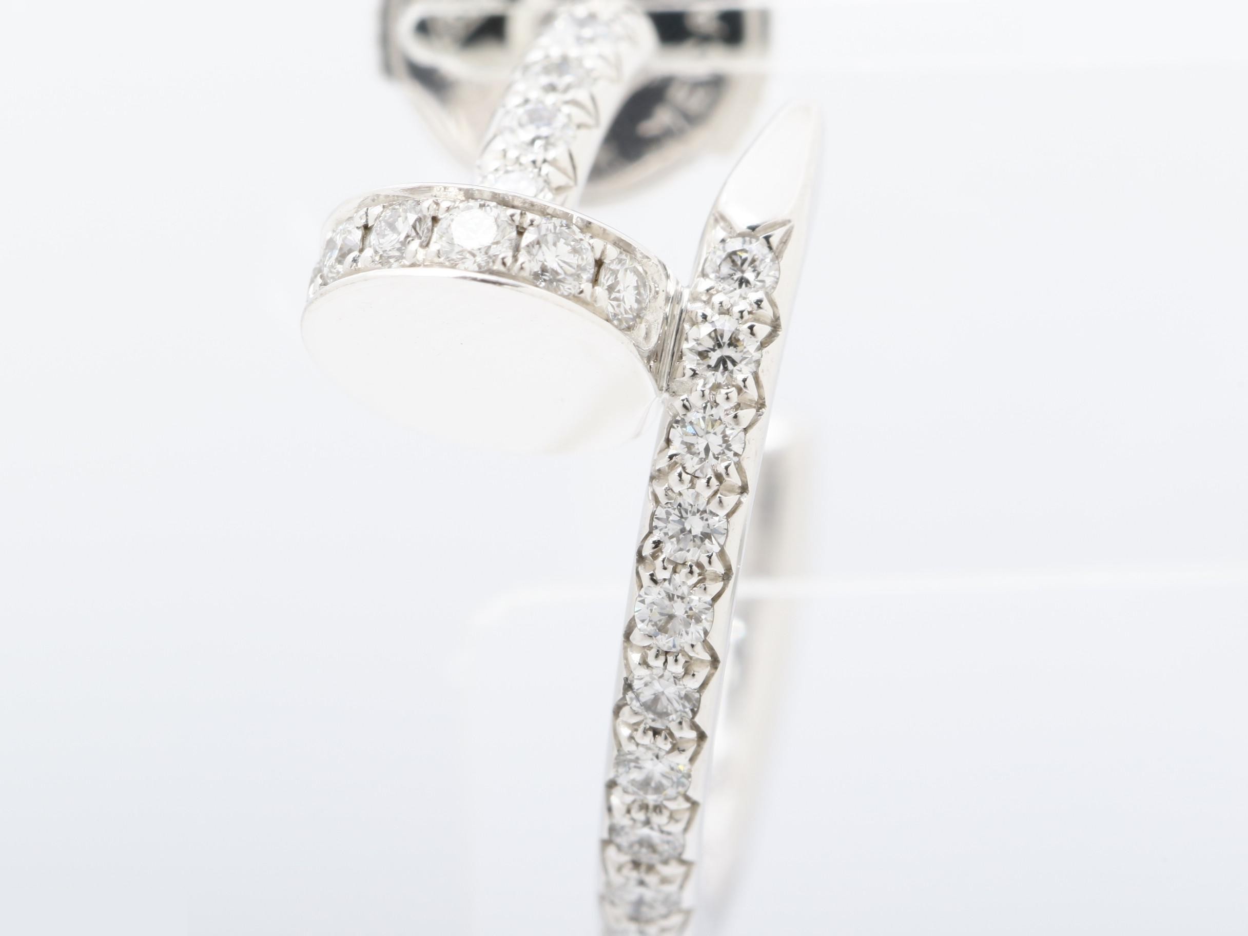 18K White Gold, Genuine Full Diamond, 4.4g — view 3