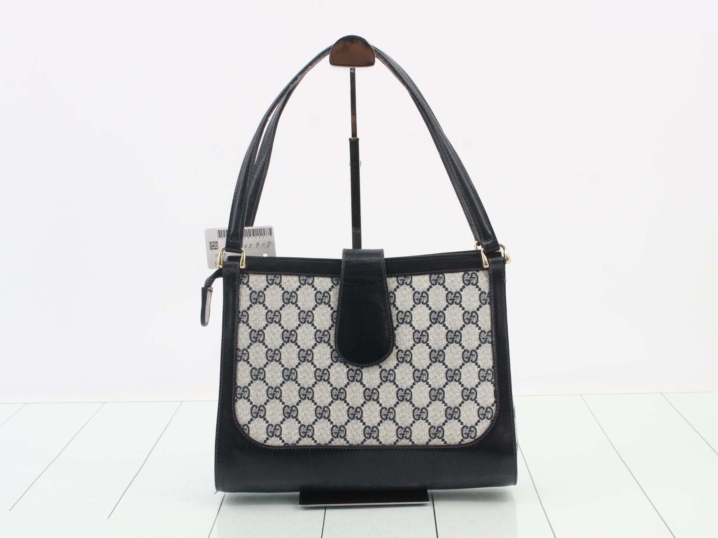 Old Gucci Shoulder Tote Bag (PVC) — view 2
