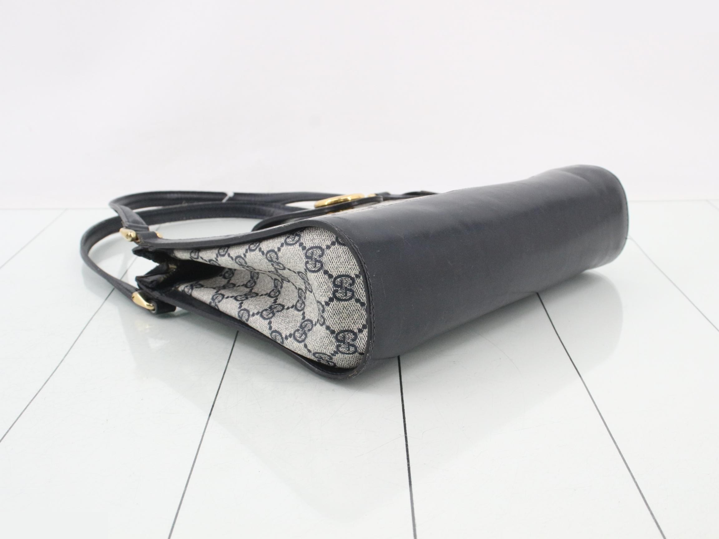 Old Gucci Shoulder Tote Bag (PVC) — view 5