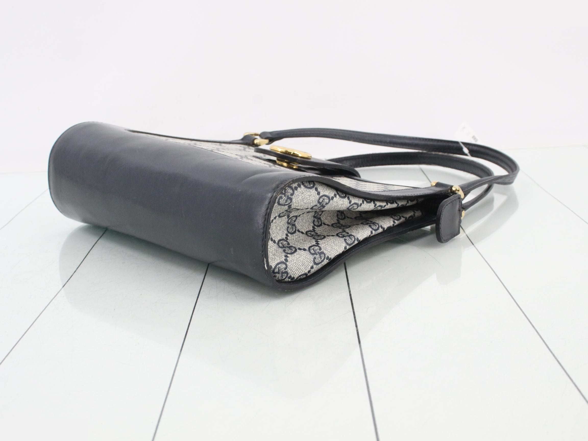 Old Gucci Shoulder Tote Bag (PVC) — view 6