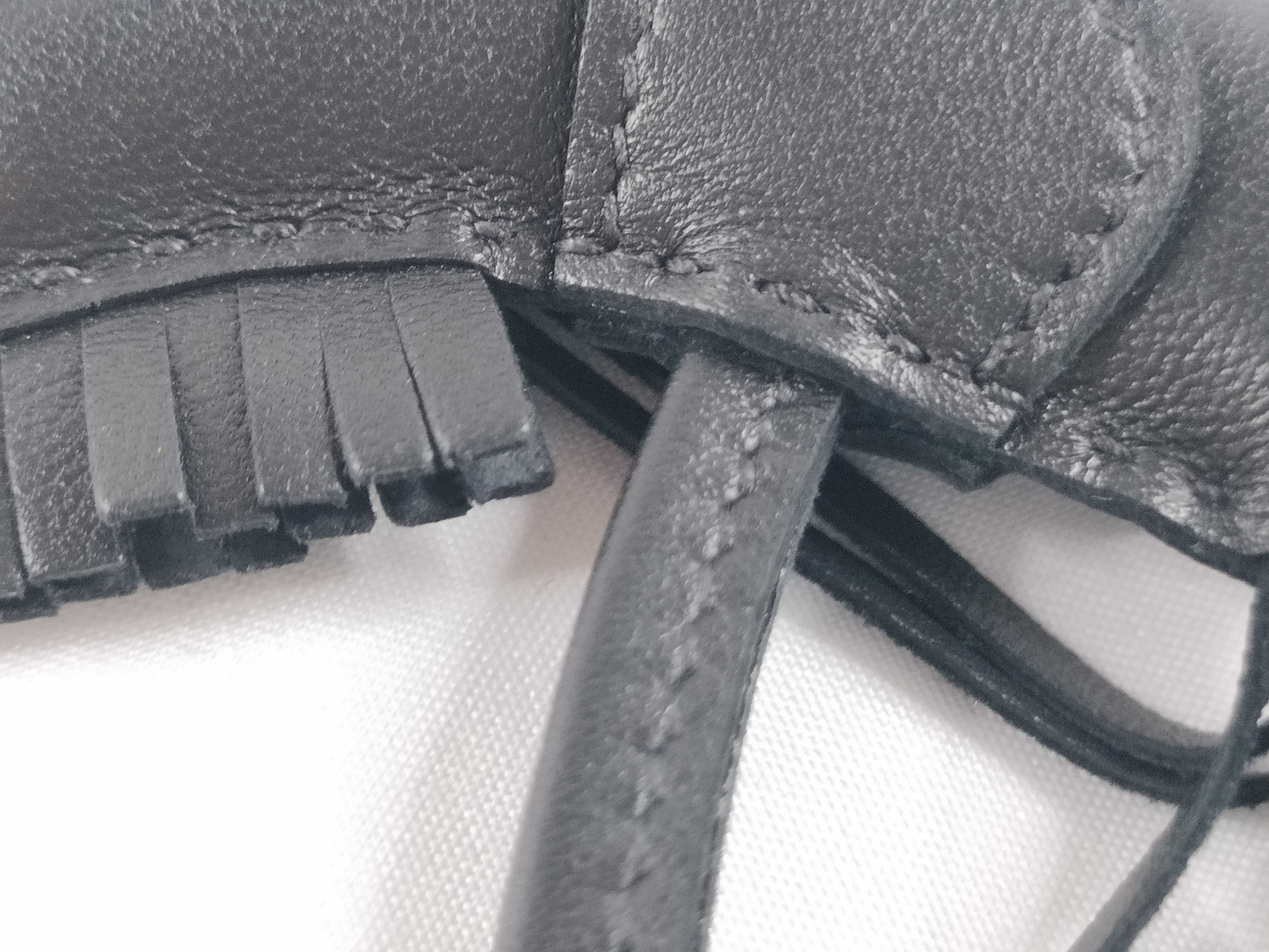 Rodeo Charm Strap, K AA stamped, Black Leather Strap — view 6