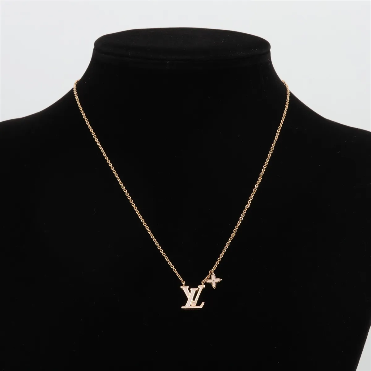 M01215 Necklace LV Iconic Enamel BY5203 Necklace GP x Enamel Gold x Pink — view 5