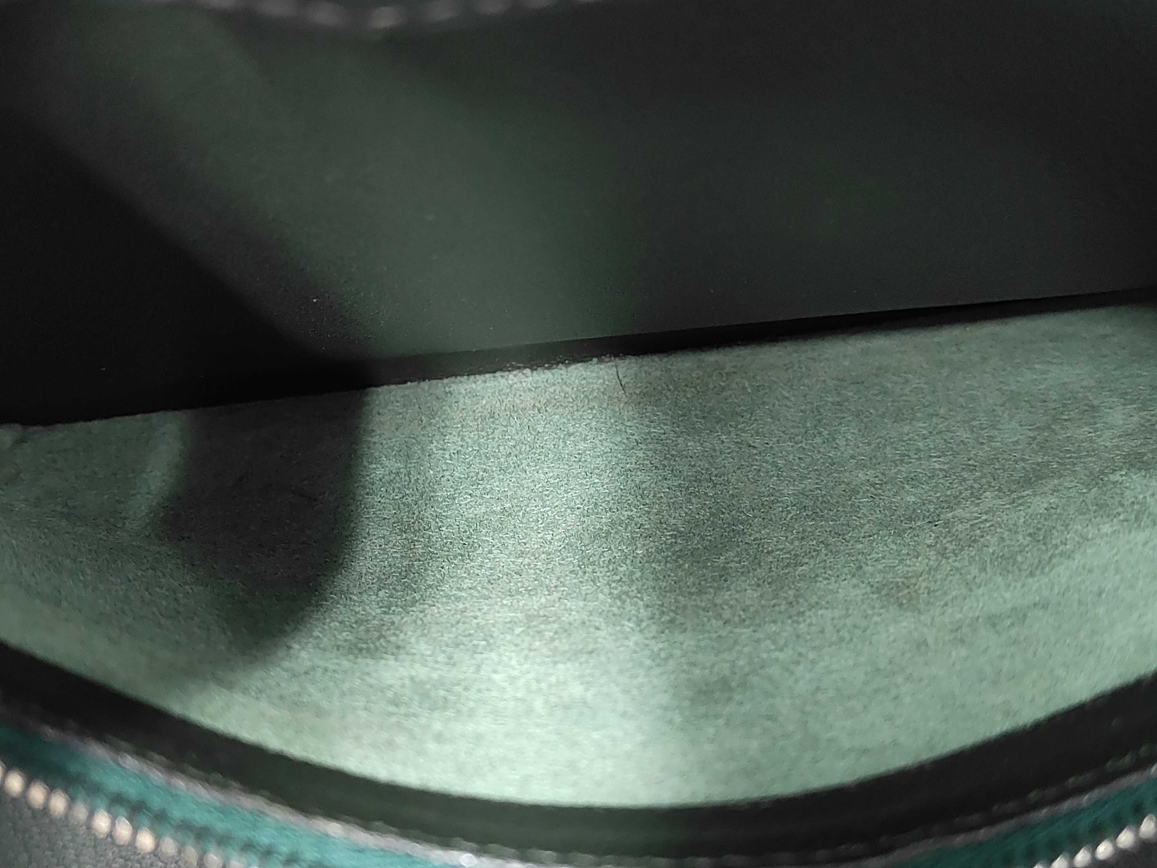 Birkin 35 Epsom leather, silver hardware, green, D stamp, handbag — view 14