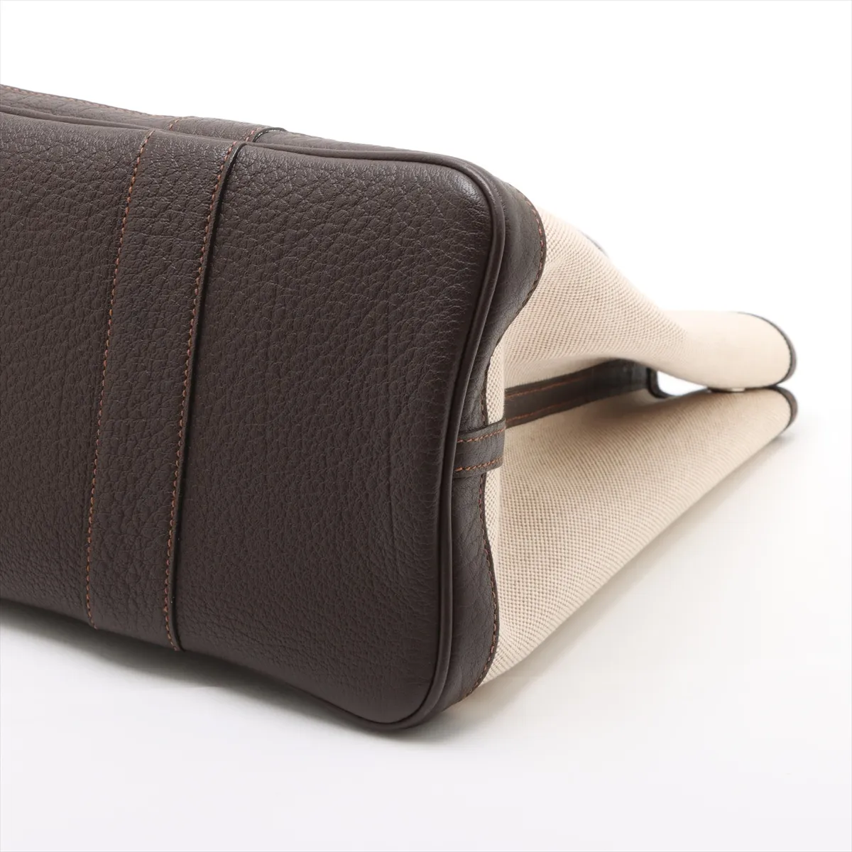 Garden Party 36 PM Toile Ash x Buffle Beige x Brown Silver hardware Q:2013 — view 3
