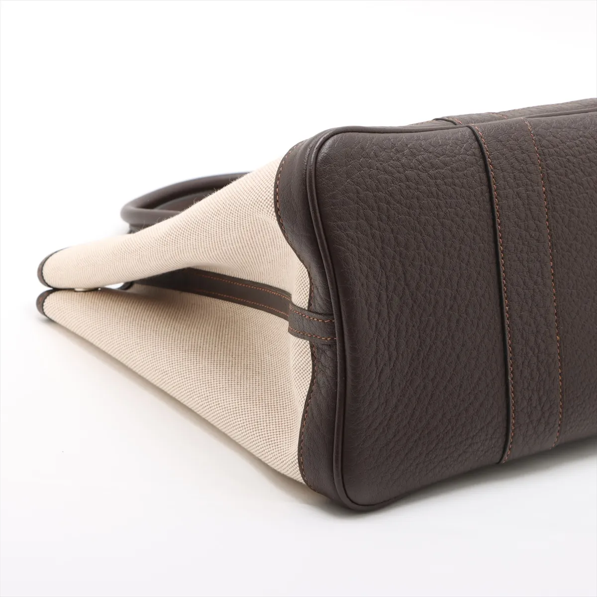 Garden Party 36 PM Toile Ash x Buffle Beige x Brown Silver hardware Q:2013 — view 4